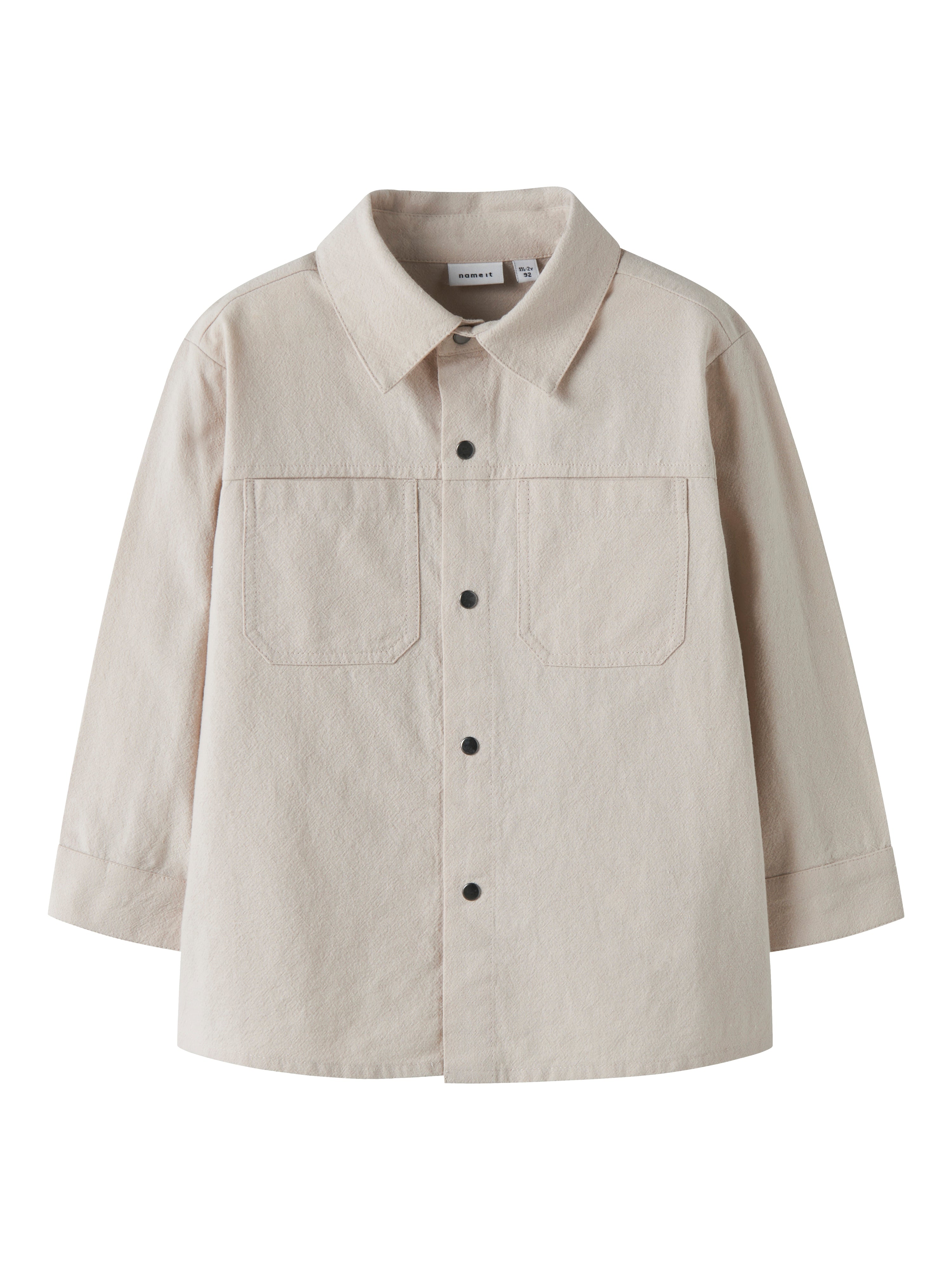 Name It Derik Ls Overshirt Chateau Gray 92 Cm