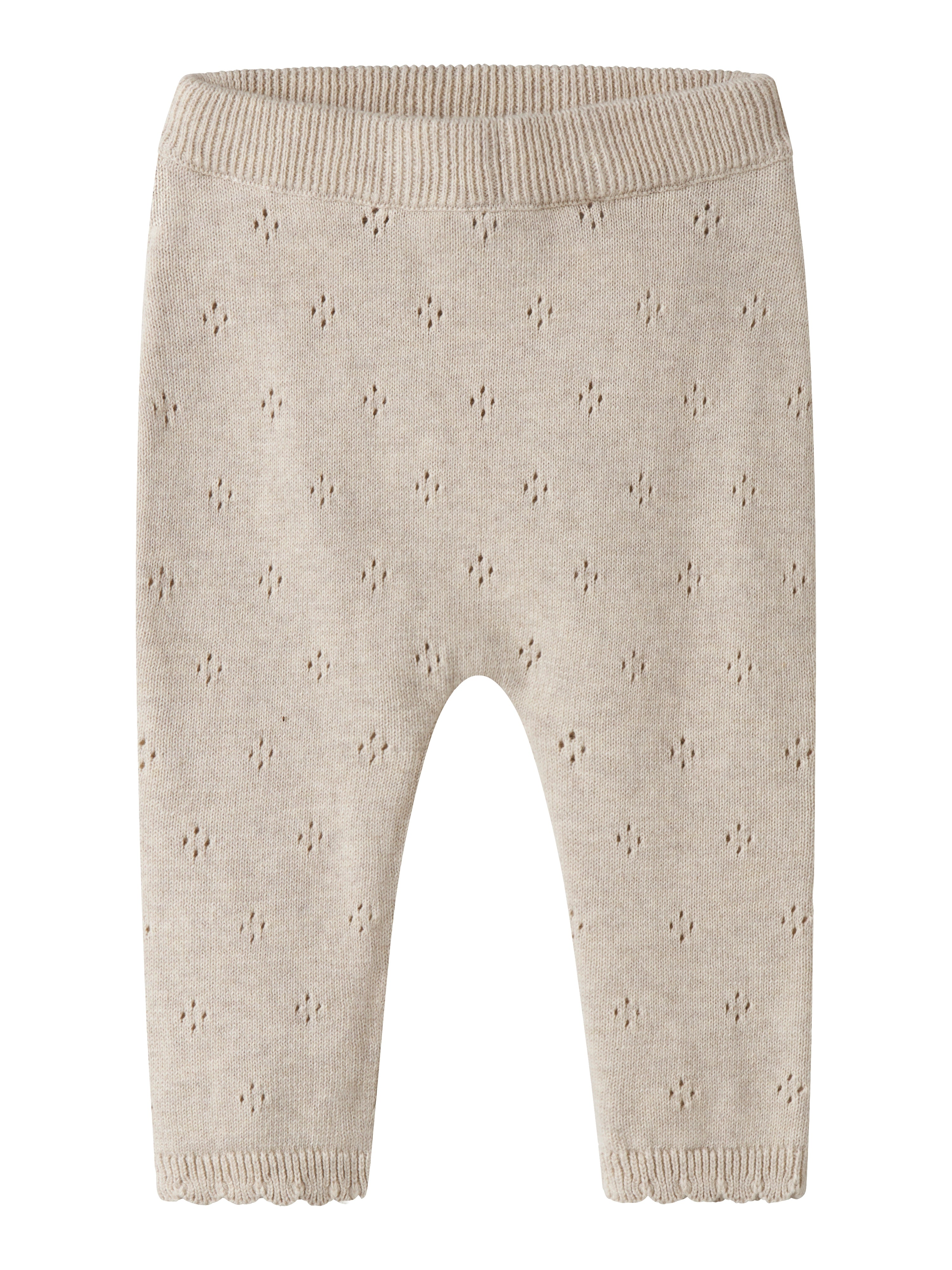 Name It Diame Knit Pants Peyote Melange 50 Cm