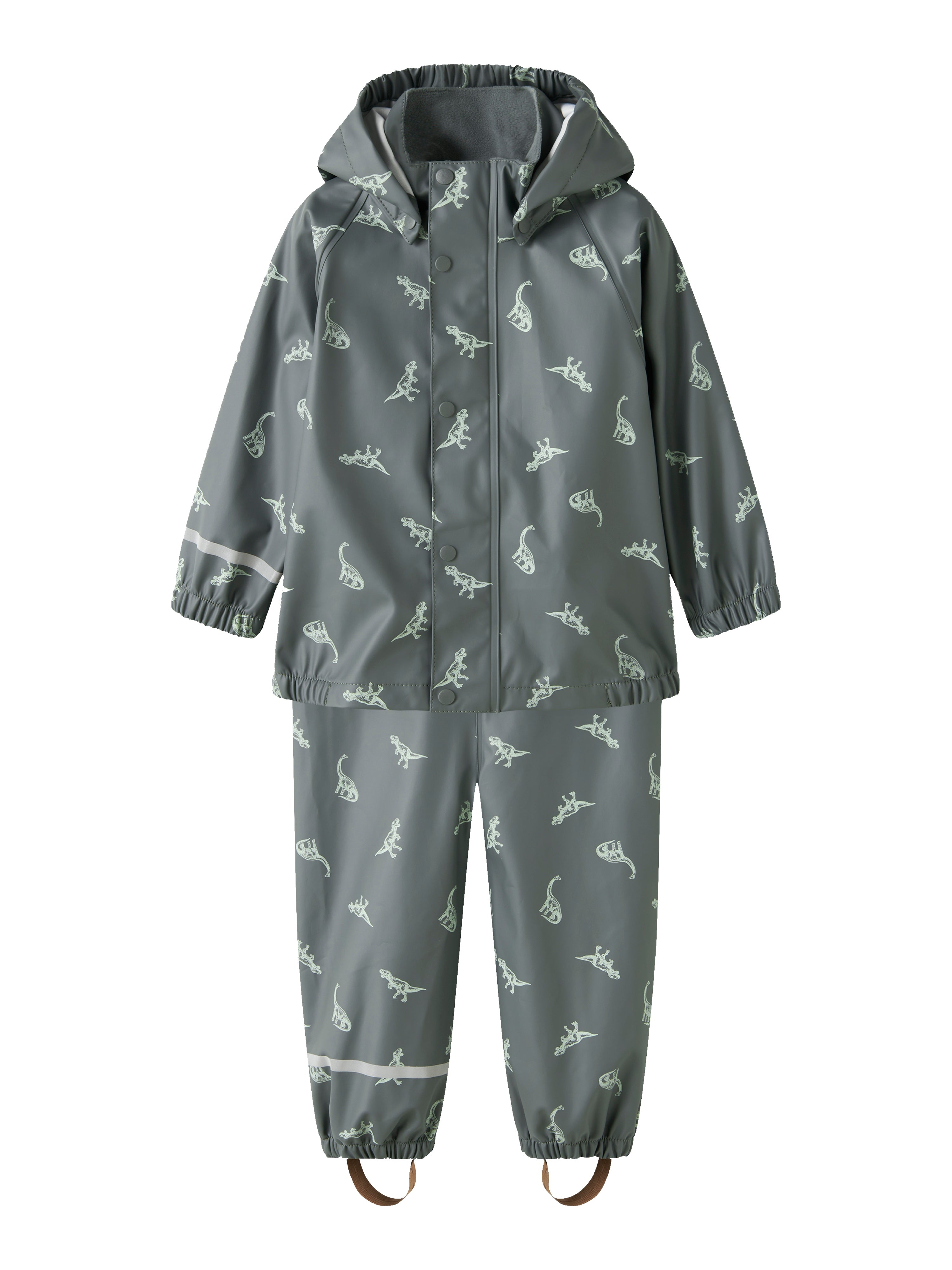 Name It Dry10 Rain Set Balsam Green Dino 86 Cm
