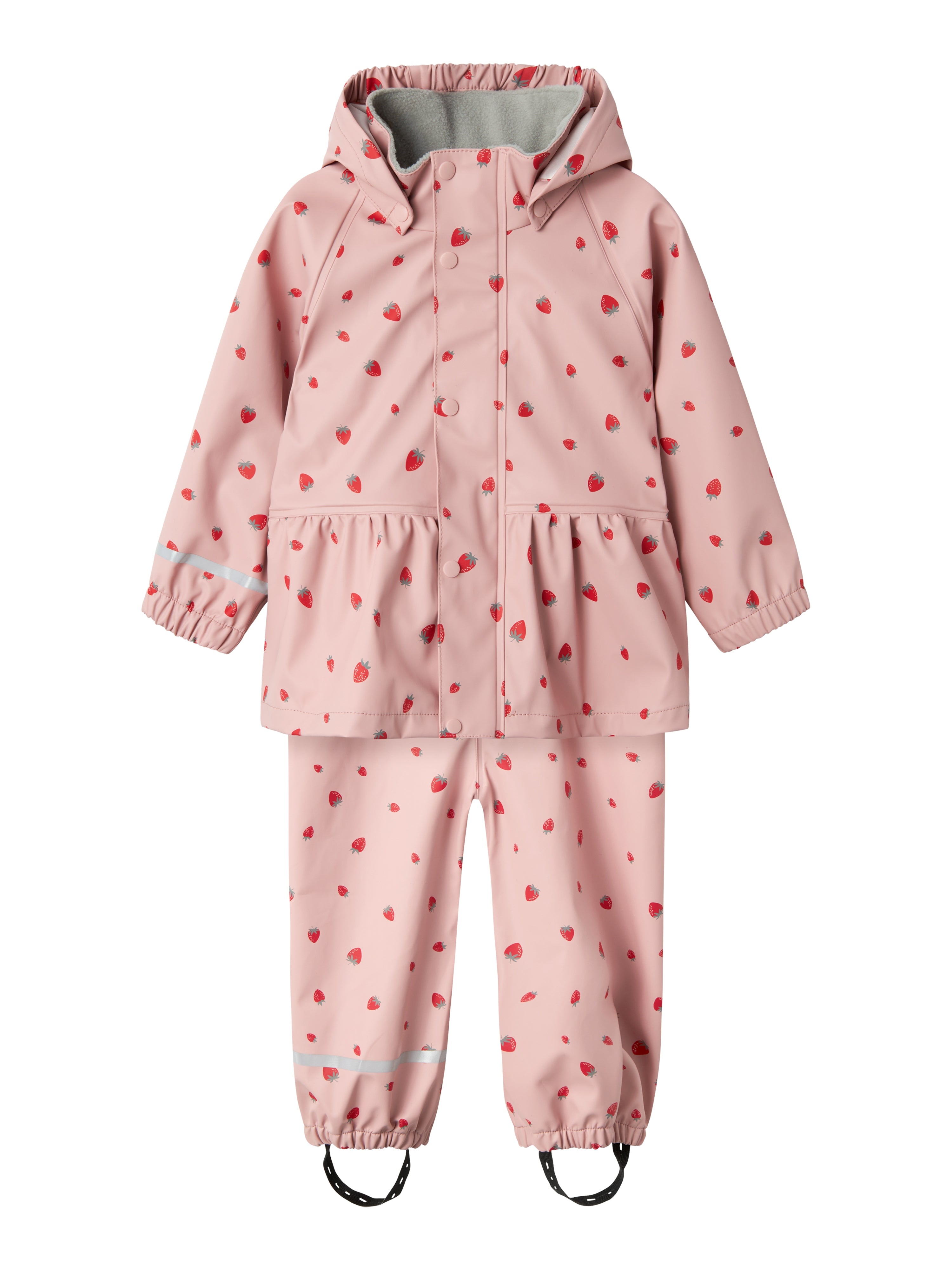 Name It Dry10 Rain Set Pale Mauve Strawberry 86 Cm