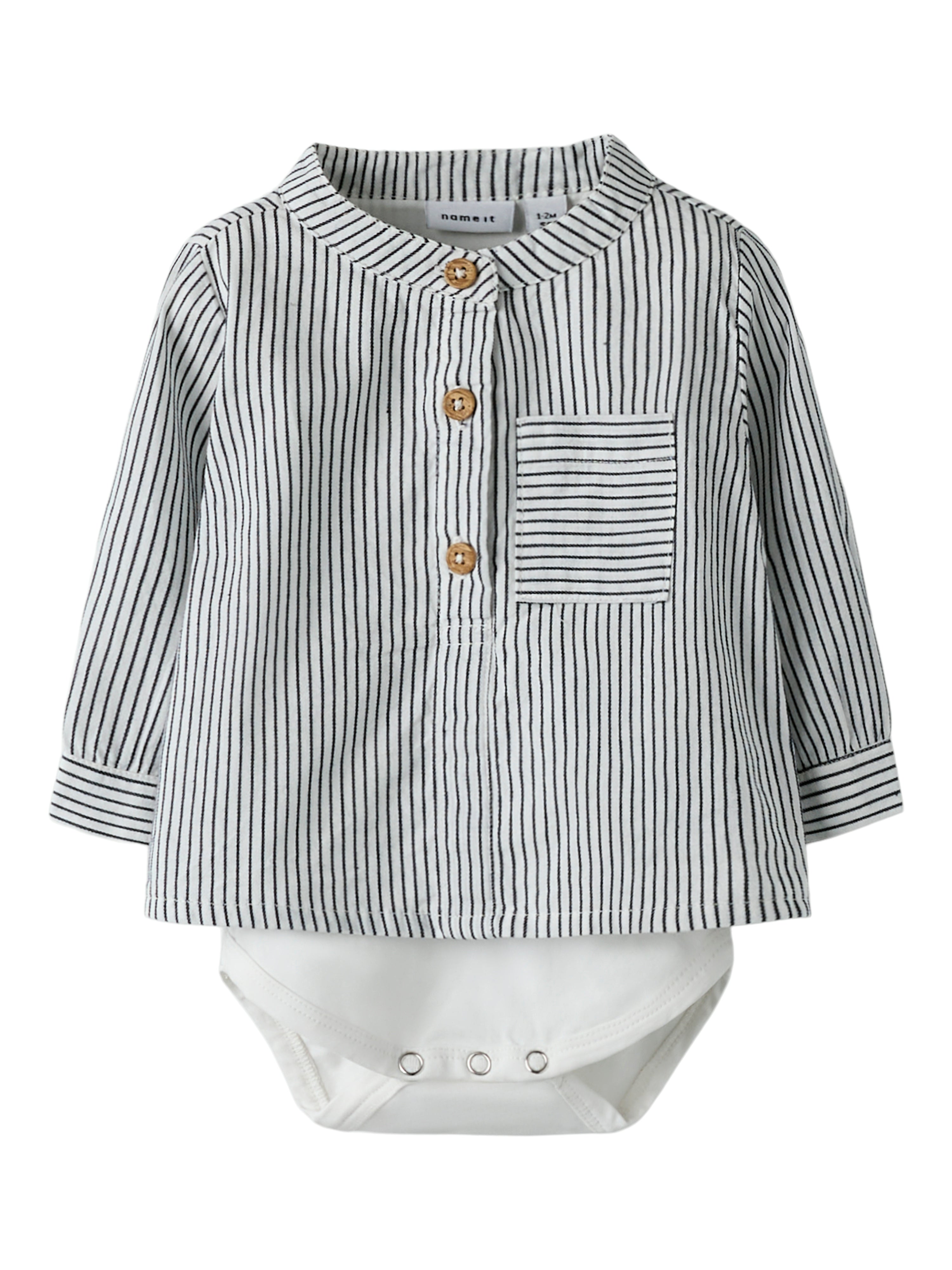 Name It Far Ls Shirt Body Cloud Dancer 56 Cm