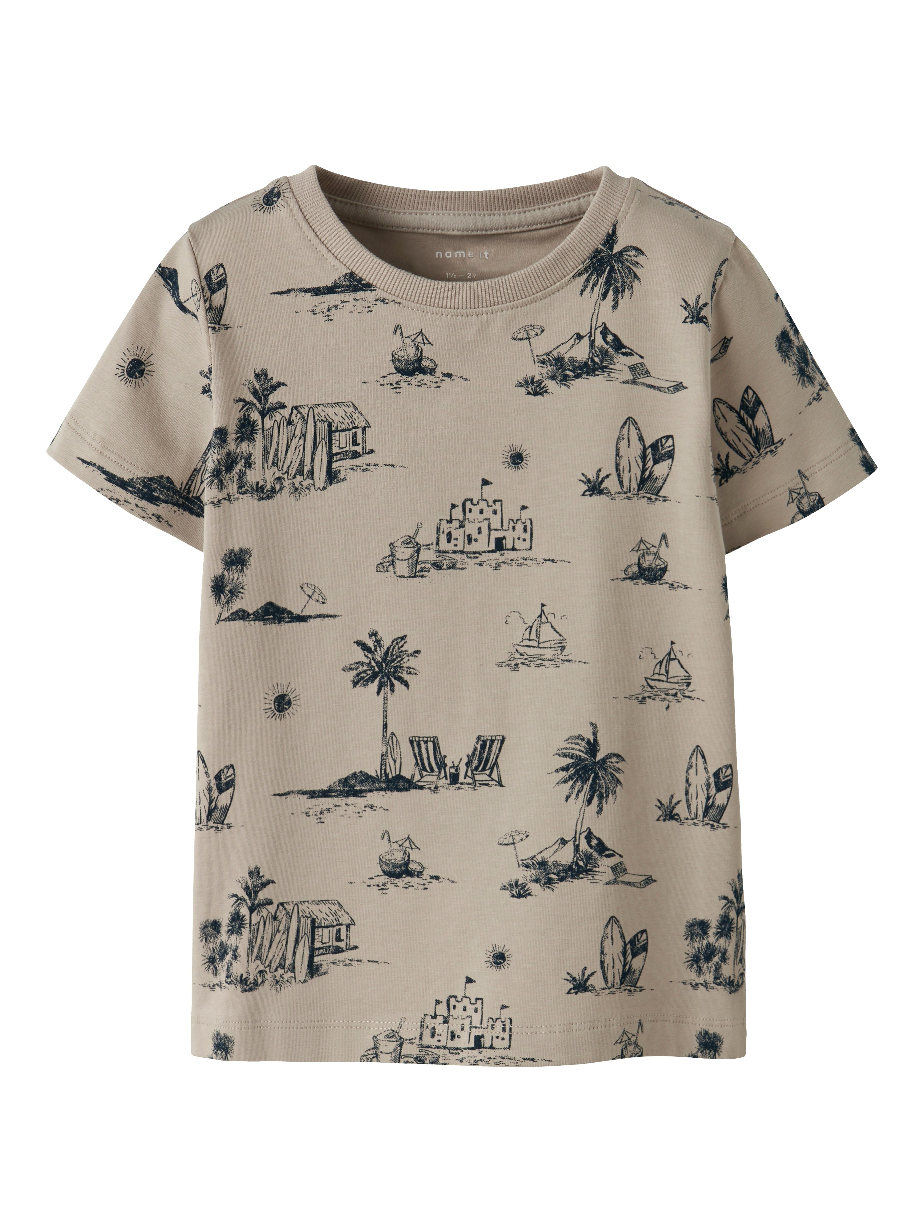 Name It Fille Ss Top Chateau Gray 92 Cm