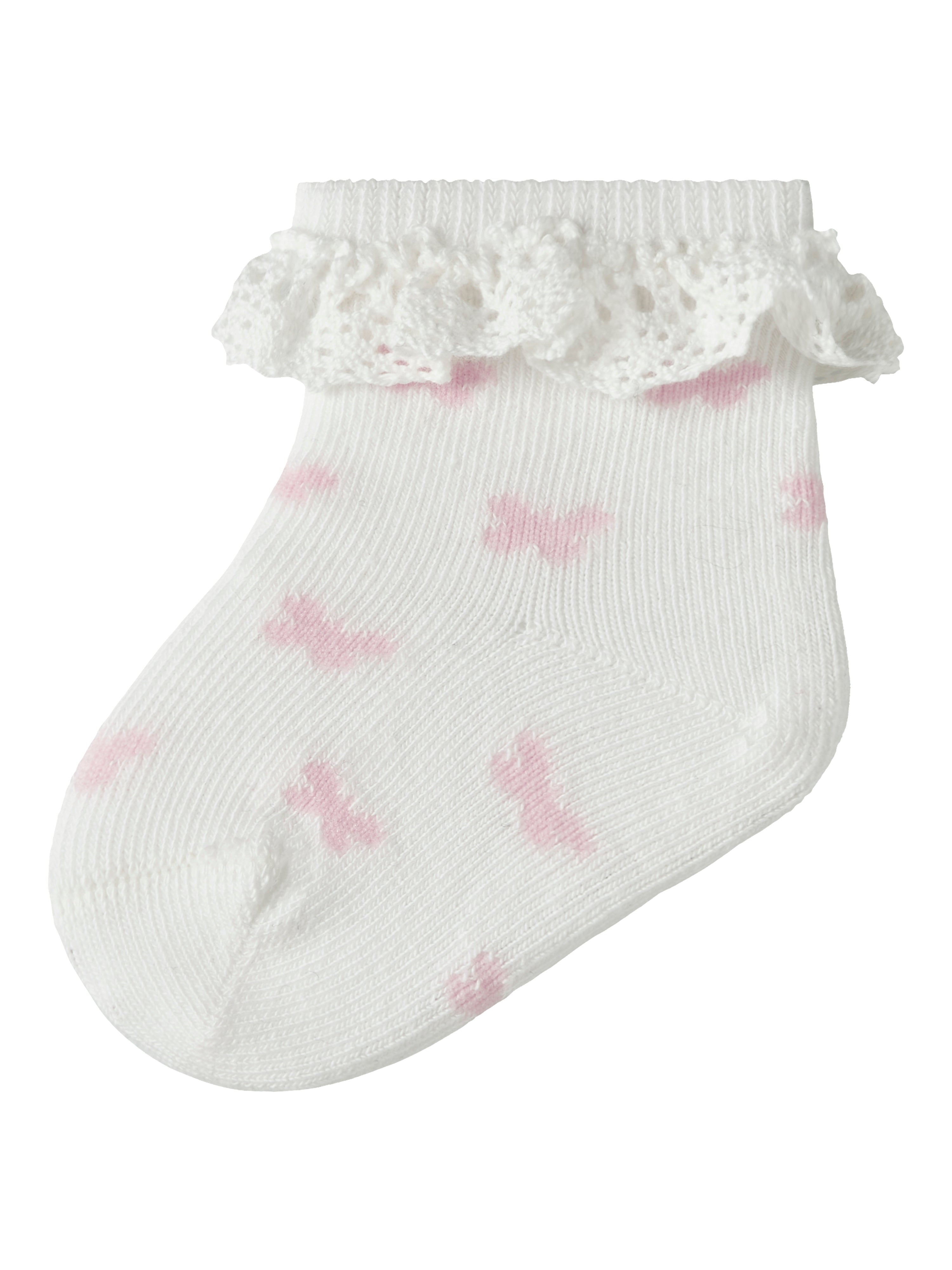 Name It Futterfly Strømper Cloud Dancer 50 56