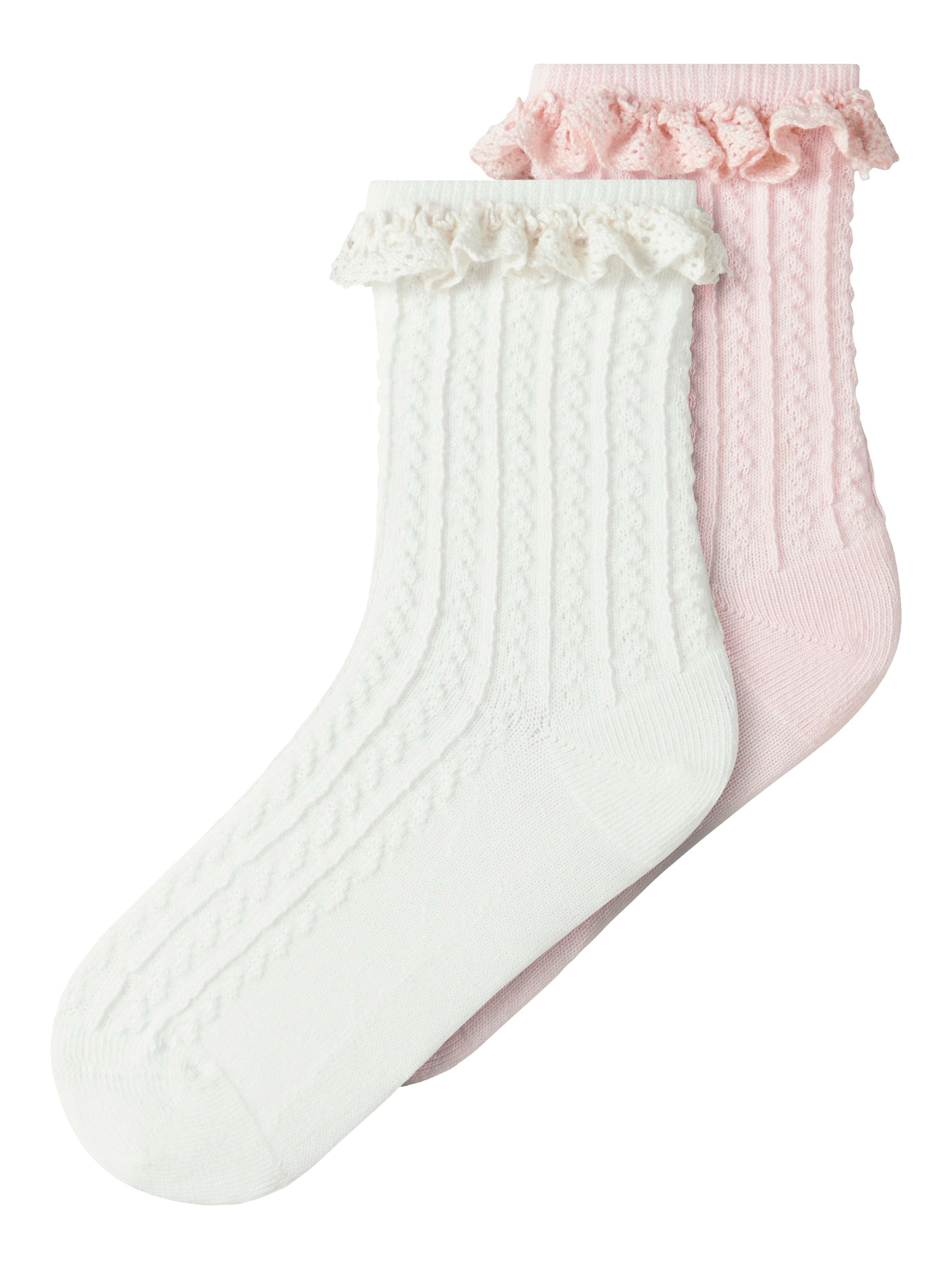 Name It Hermine   Pack Strømper Cloud Dancer Cradle Pink 22 24 Cm