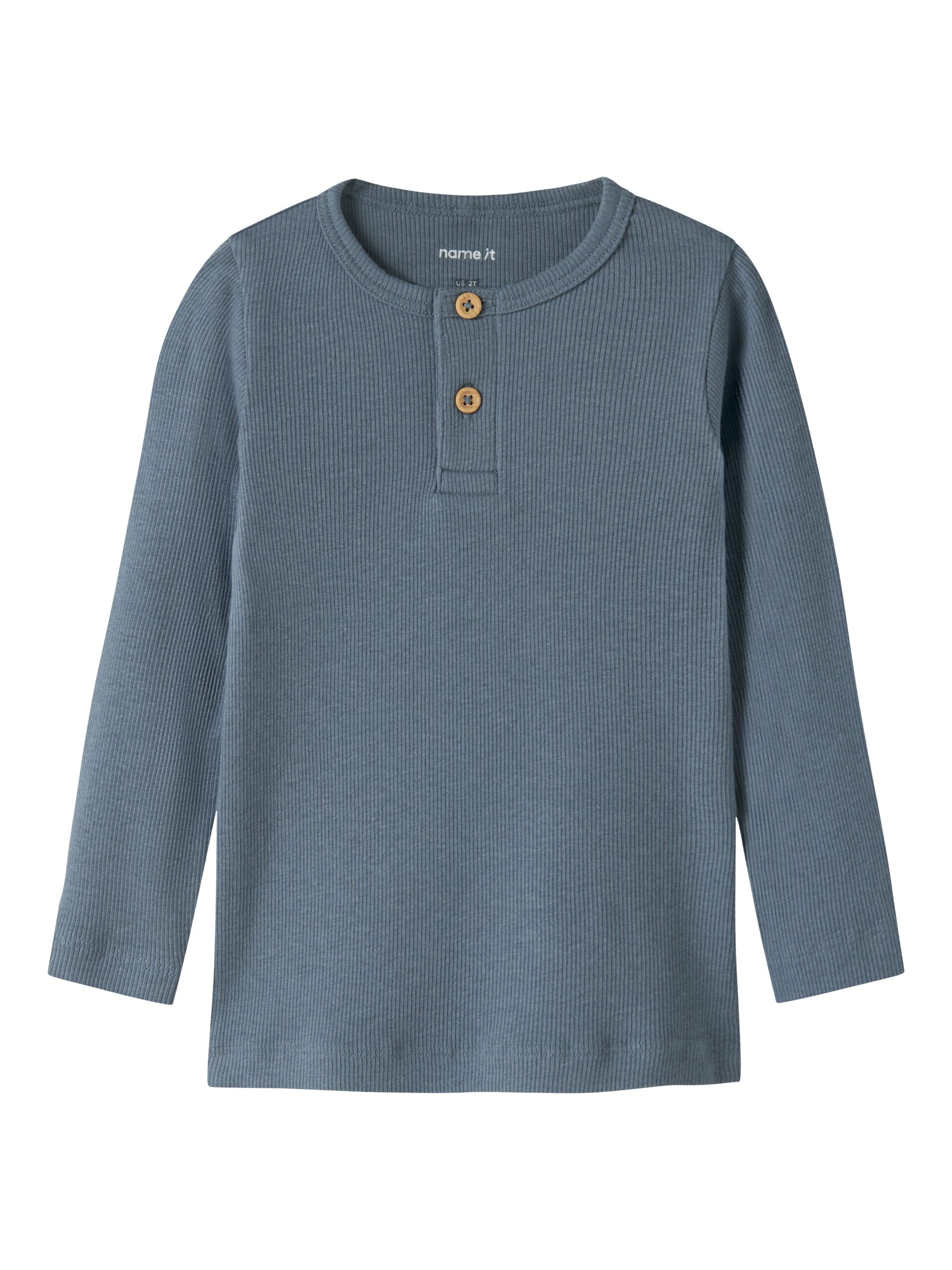 Name It Kab Ls Shirt Noos Blue Mirage 86 Cm