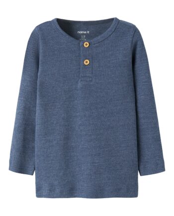 Name It Kab Ls Shirt Noos  Vintage Indigo Melange 86 Cm