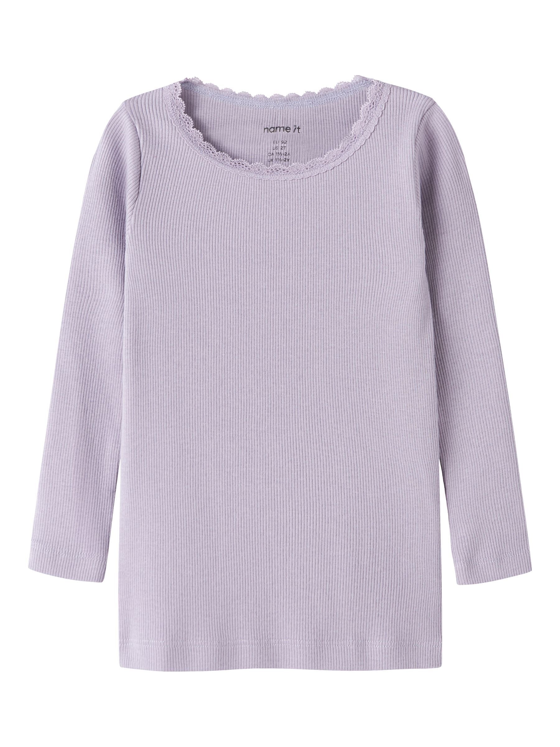 Name It Kab Ls Top Noos Lavender Gray 86 Cm
