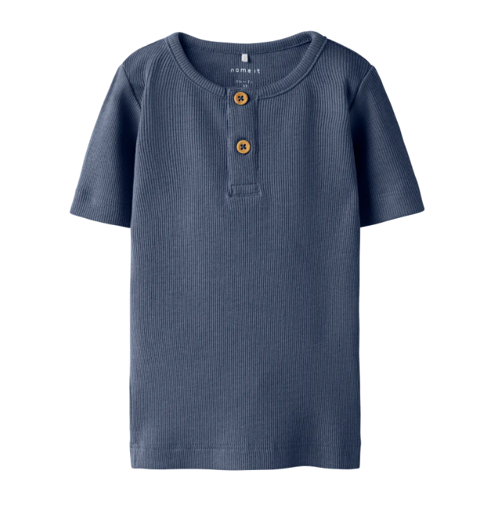 Name It Kab Ss Top Noos  Vintage Indigo Melange 92 Cm