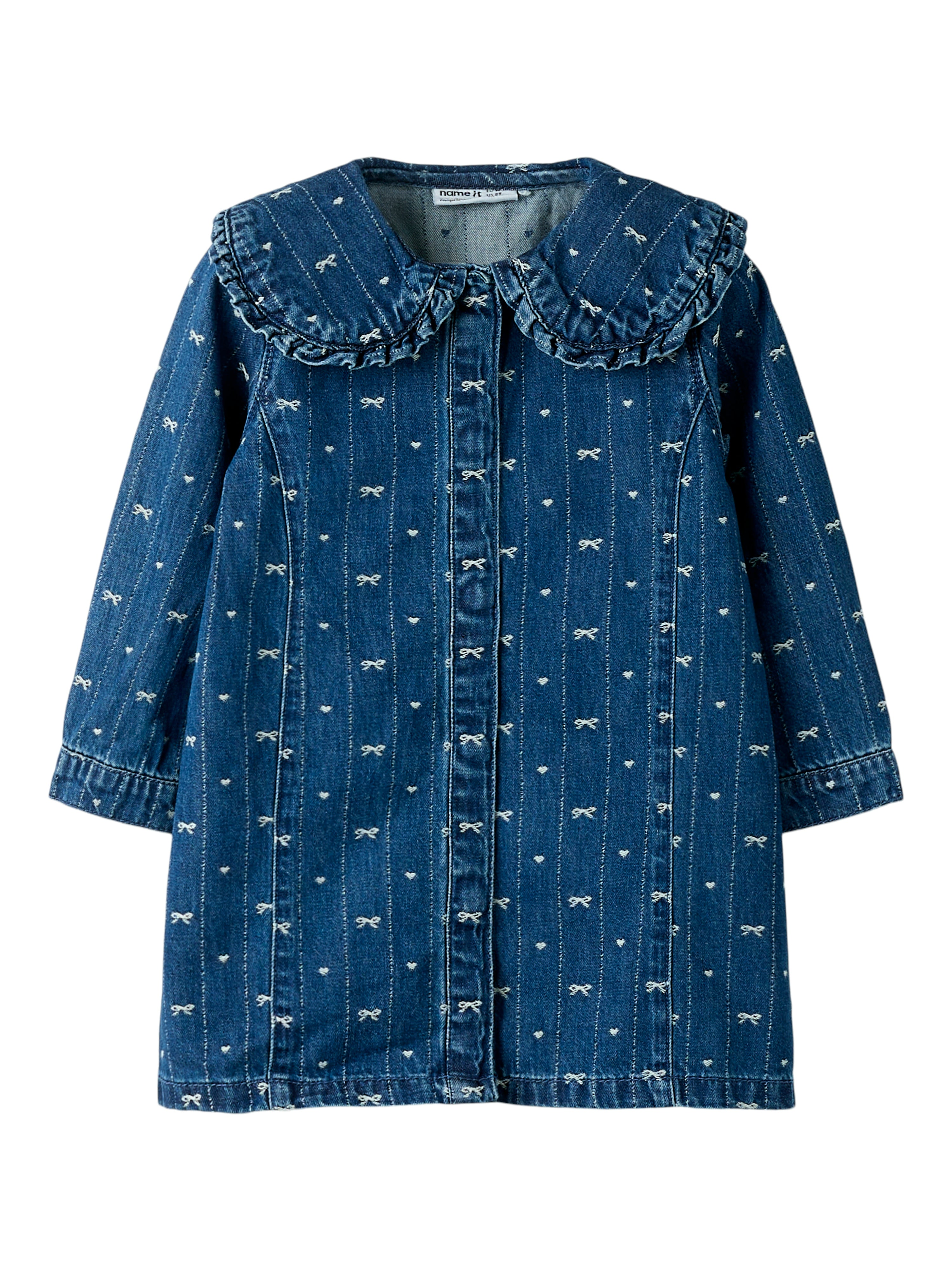 Name It Karla Denim Dresss Dark Blue Denim 92 Cm