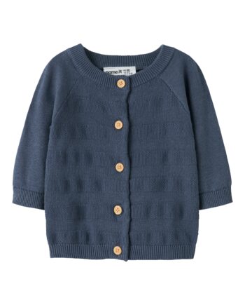 Name It Kop Knit Cardigan Vintage Indigo 56 Cm