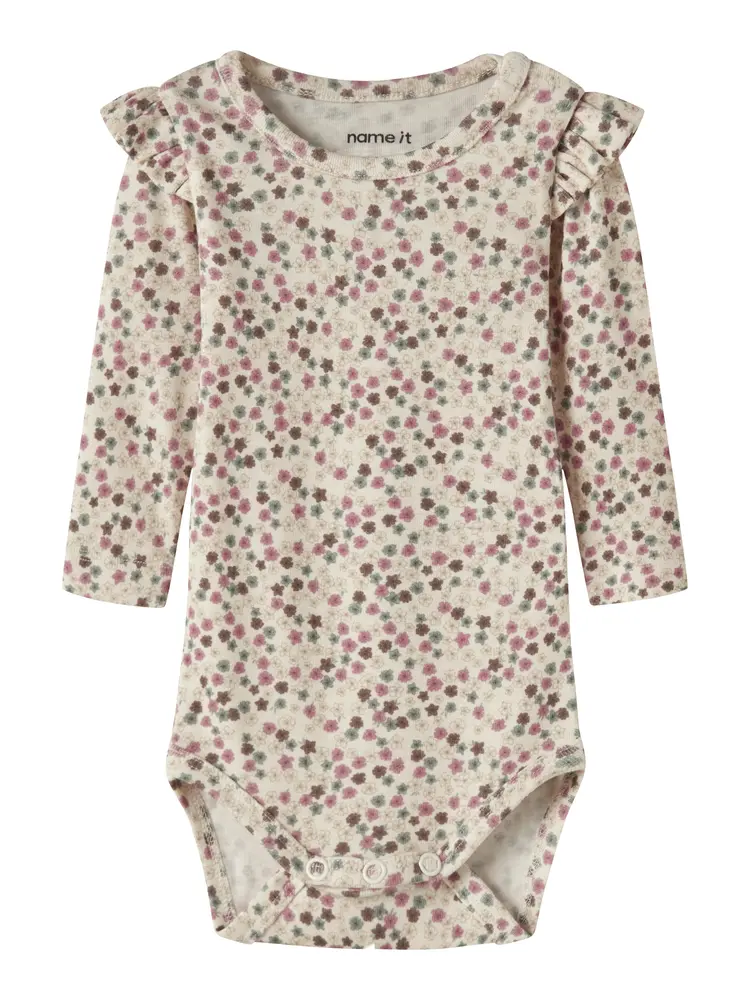 Name It Lianna Langærmet Body Antique White 50