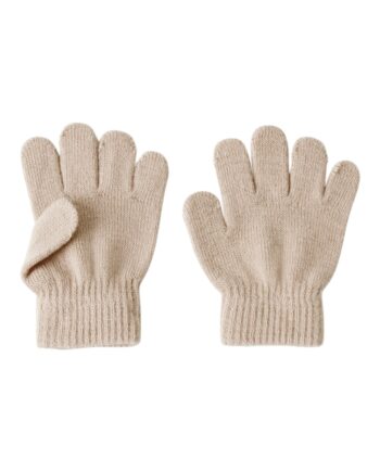 Name It Magic Knit Gloves Pale Mauve One Size