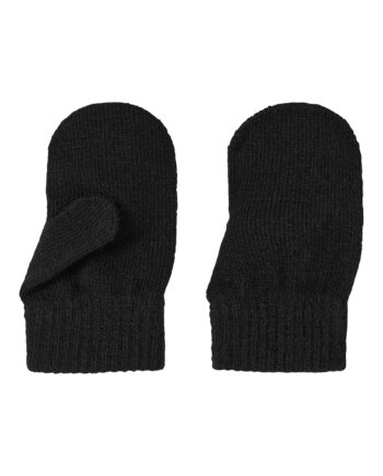 Name It Magic Knit Mittens Black One Size