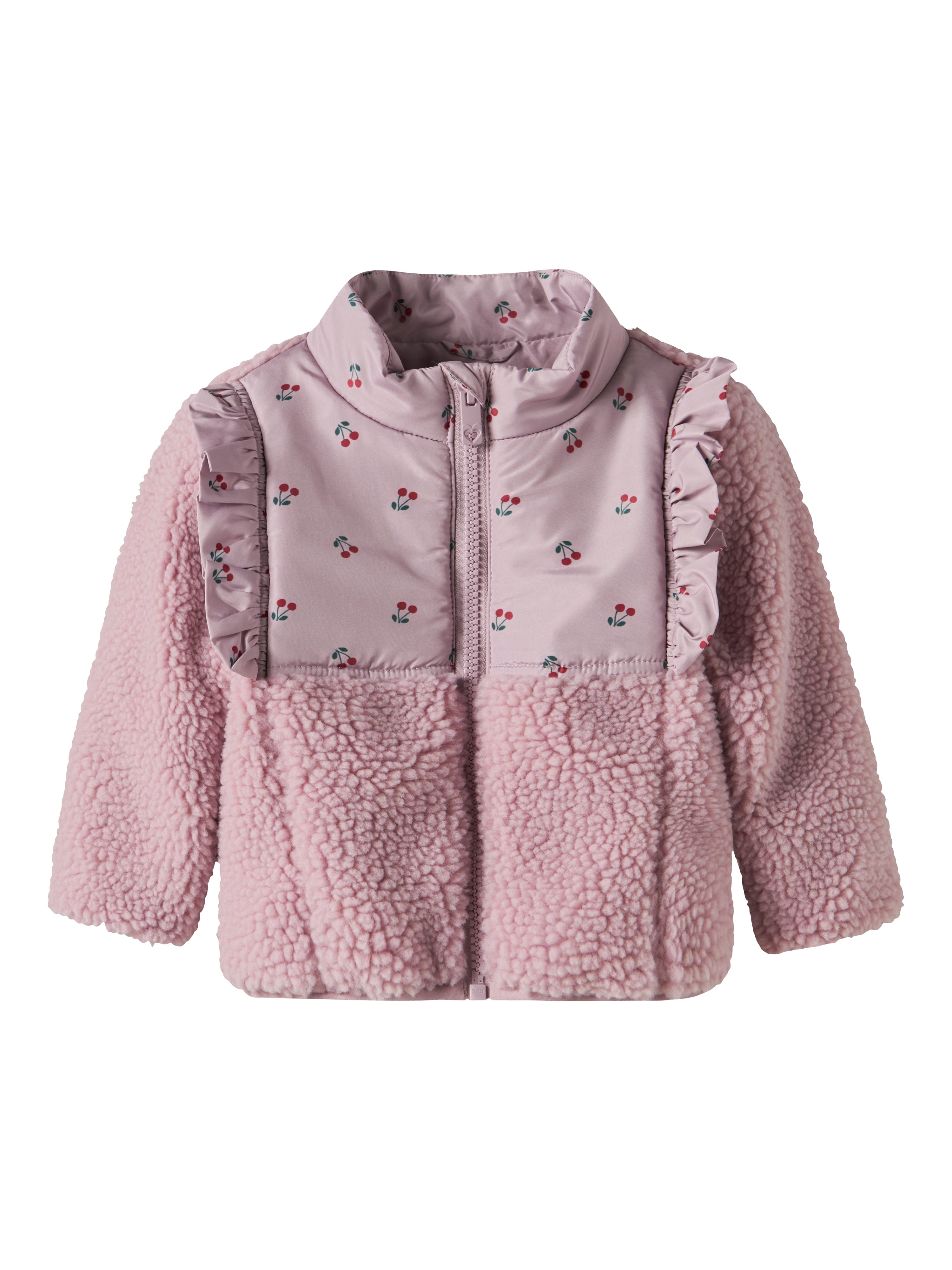 Name It Minna Teddy Jacket Keepsake Lilac 68 Cm