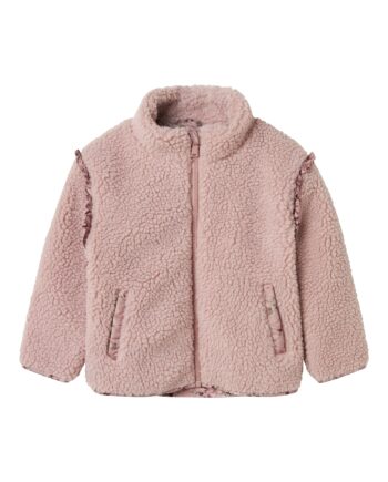 Name It Minna Teddy Jakke Violet Ice 86 Cm