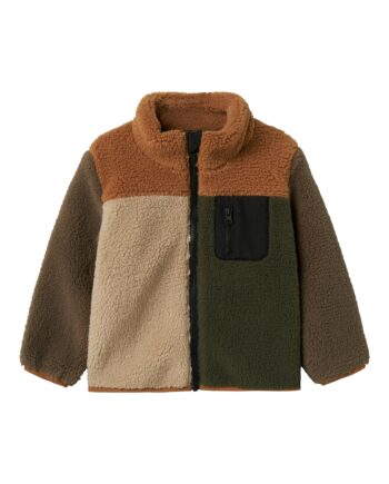 Name It Monico Teddy Jacket Toasted Coconut 86 Cm