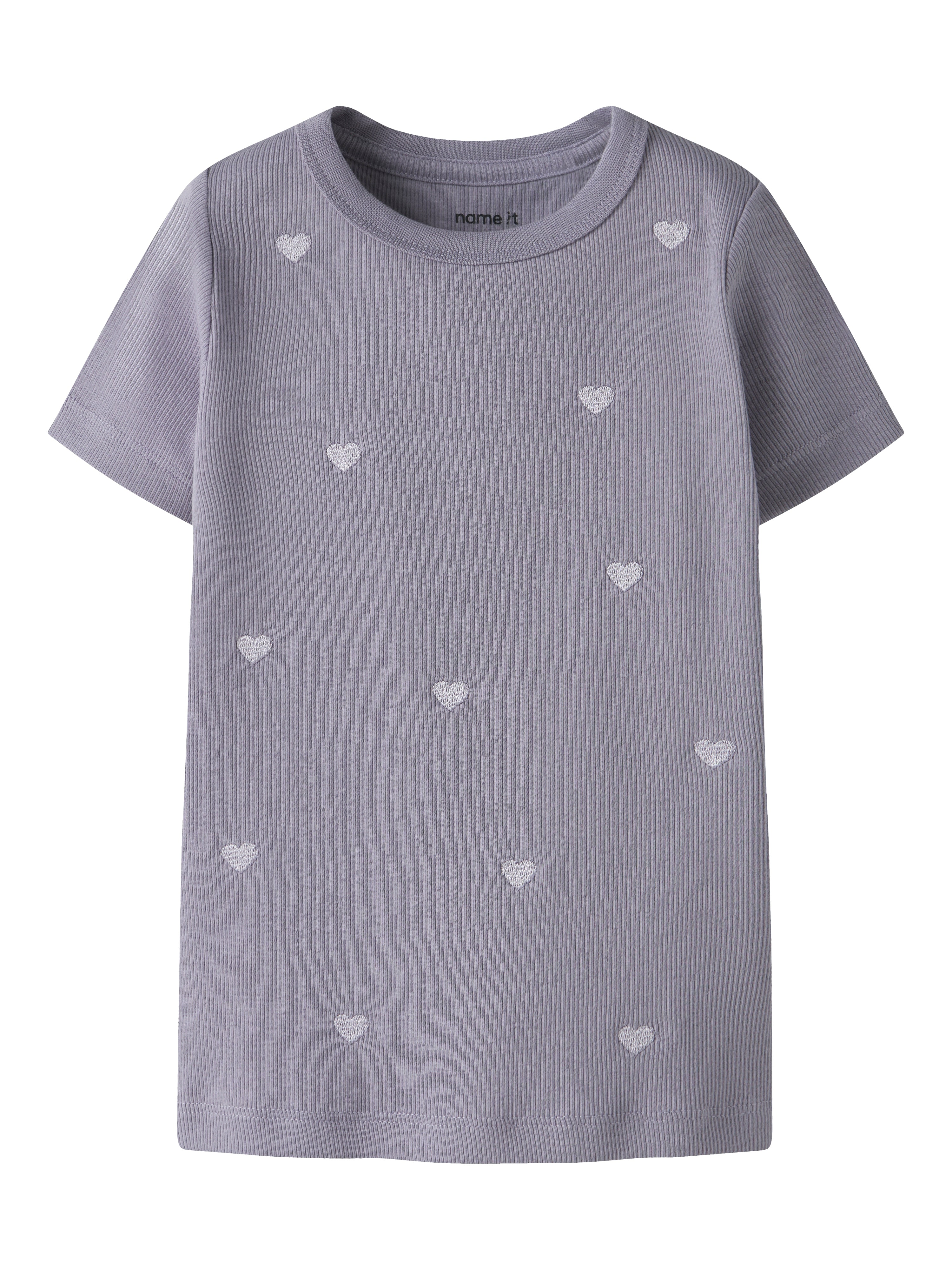 Name It Nakal Ss Slim Top Lavender Gray 92 Cm