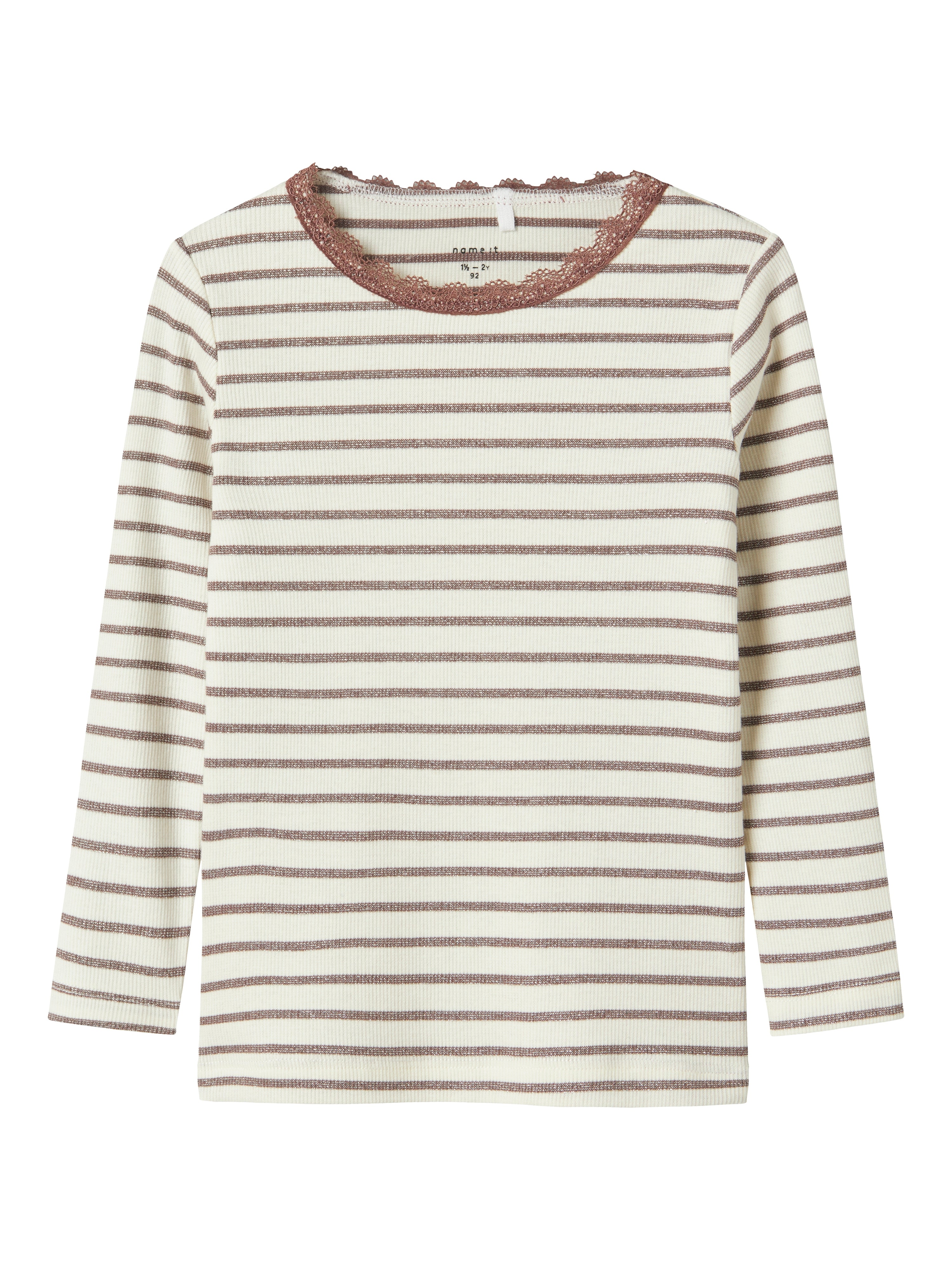 Name It Nette Slim Top Peppercorn 92 Cm