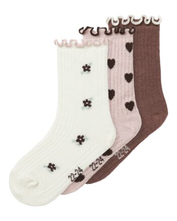 Name It Netti   Pack Strømper Cloud Dancer 22 24 Cm