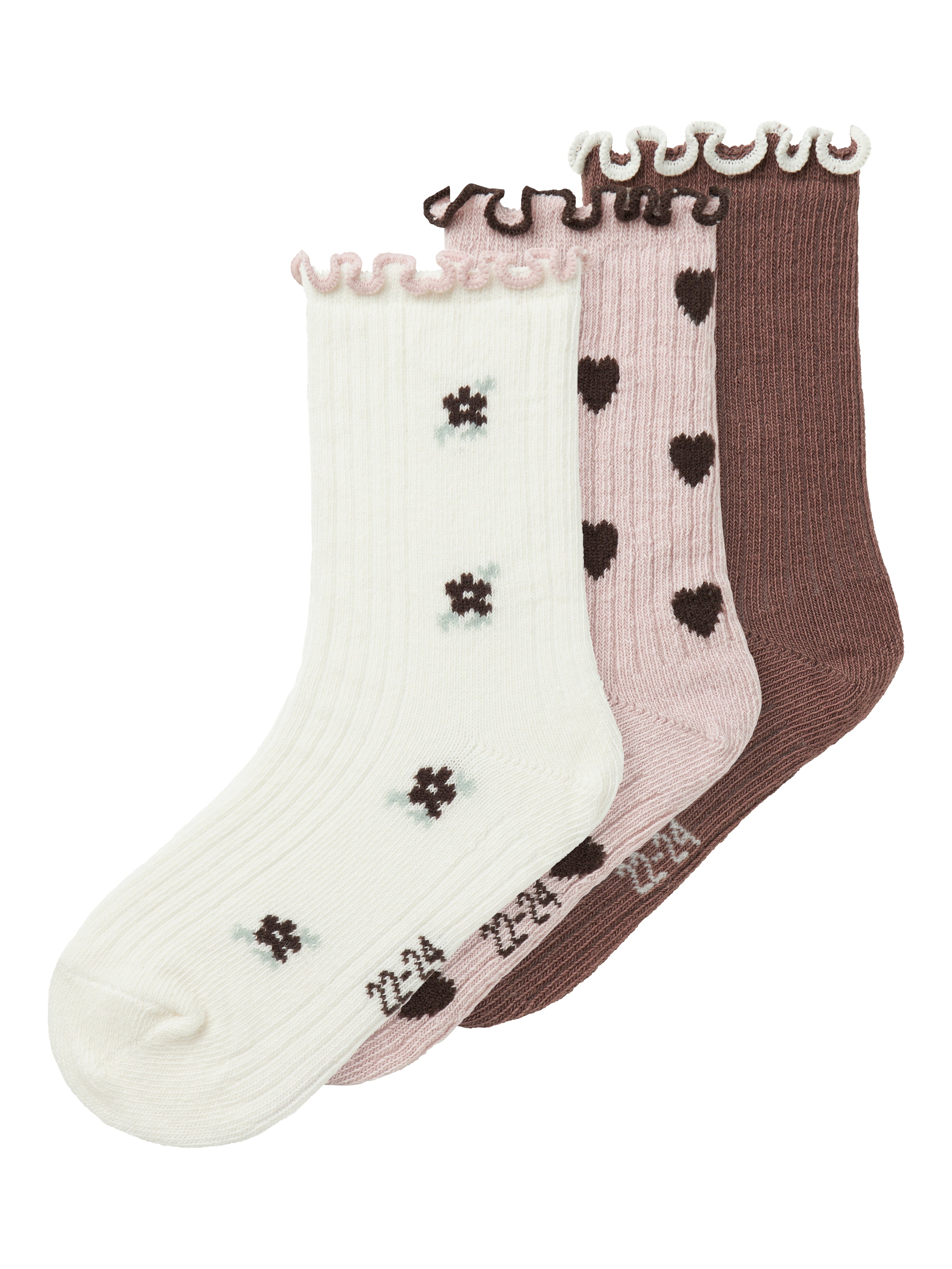 Name It Netti   Pack Strømper Cloud Dancer 22 24 Cm