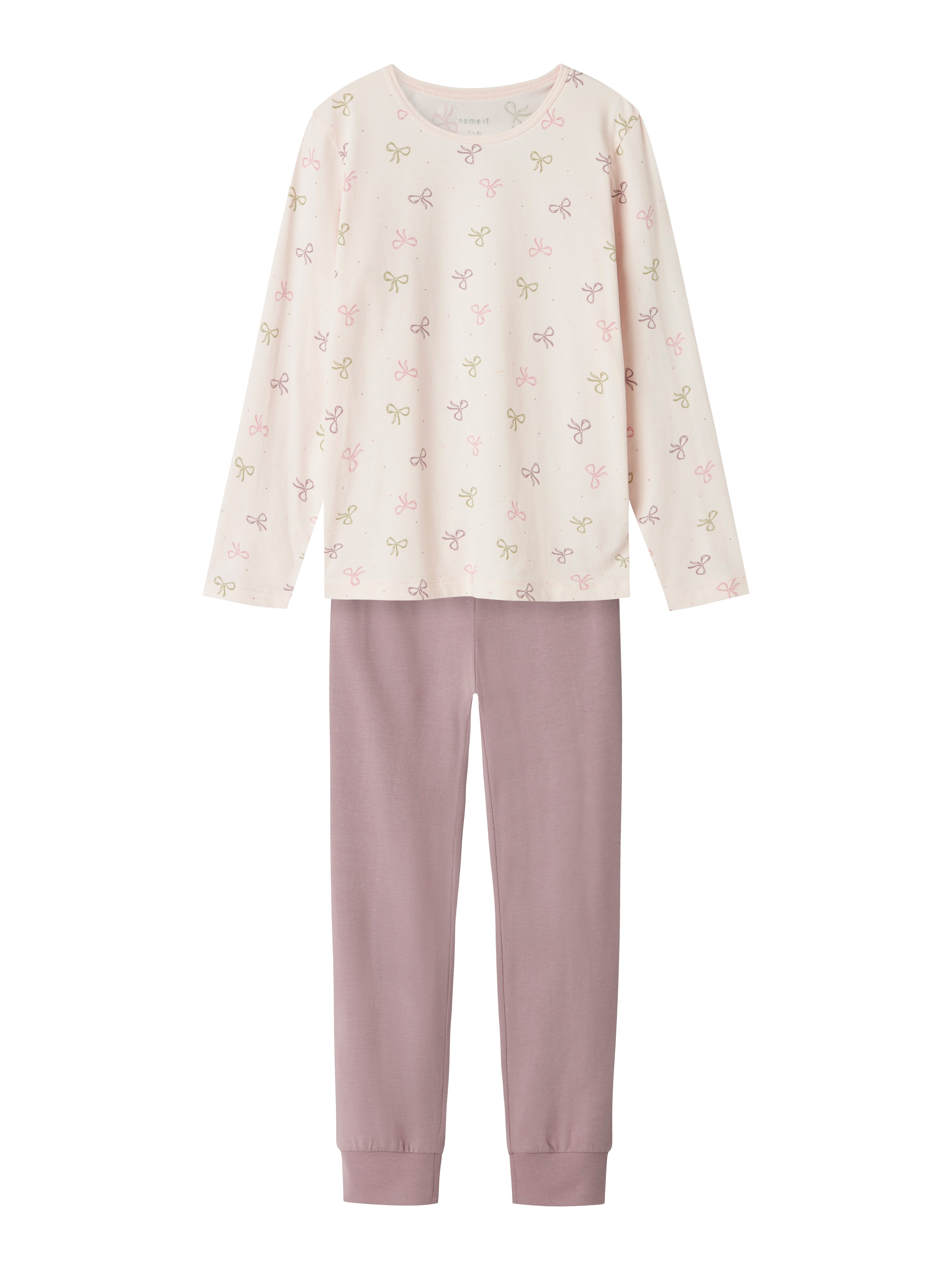 Name It Nightset Barely Pink Bow Noos Barely Pink 86 92 Cm