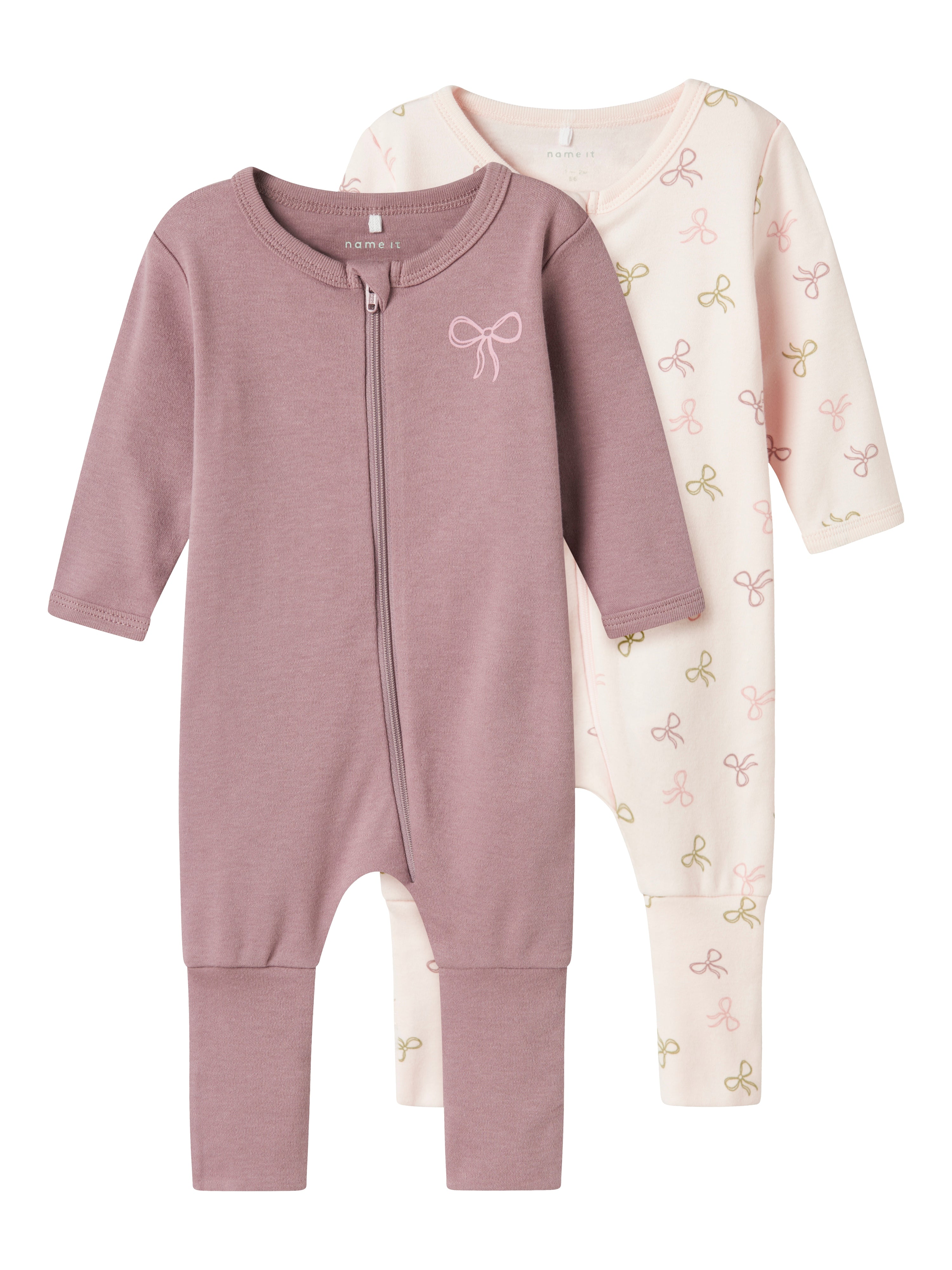 Name It Nightsuit   Pak Pink Bow Barely Pink 50 Cm