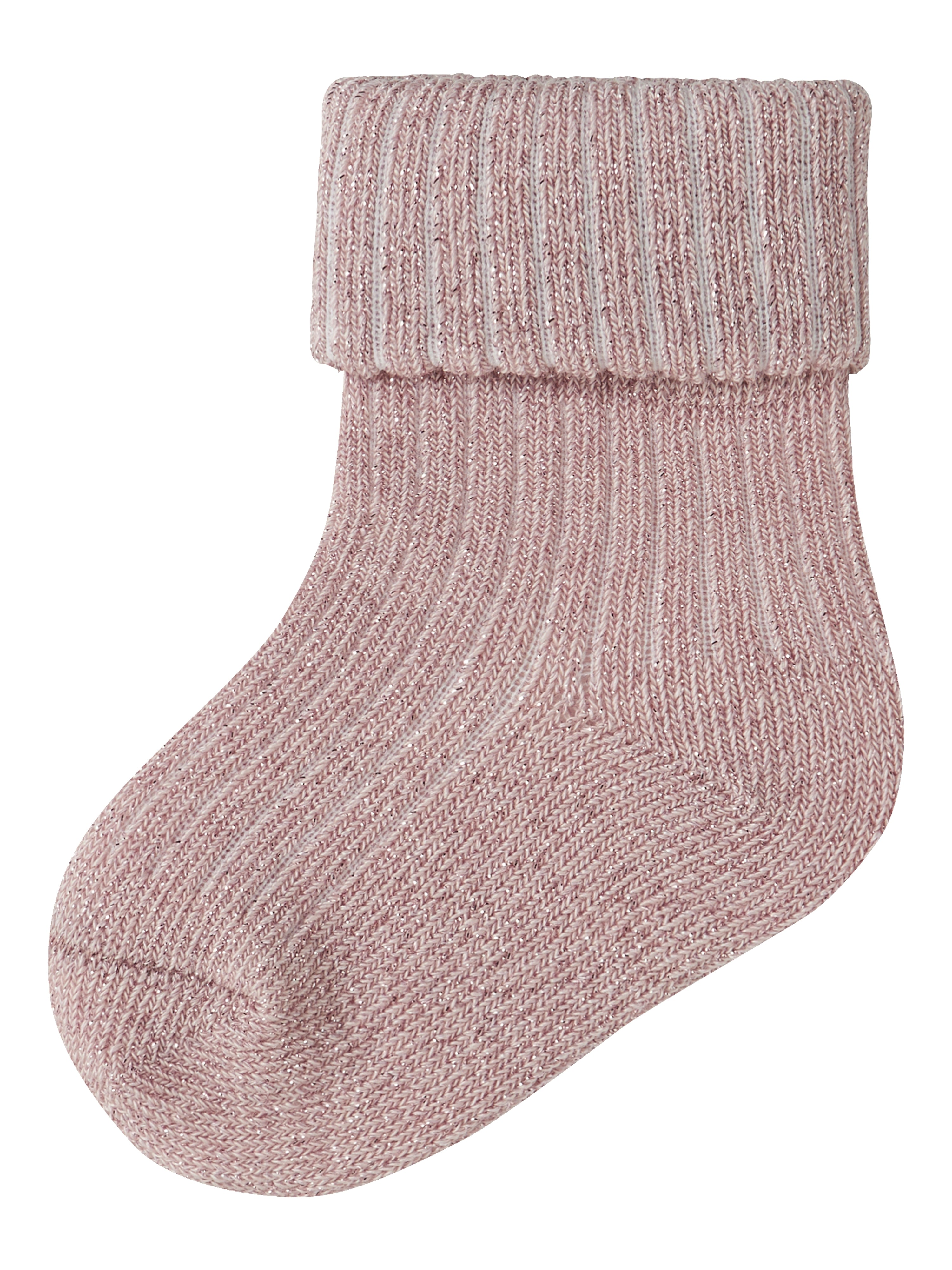Name It Nobba Glitter Strømpe Burnished Lilac 50 56