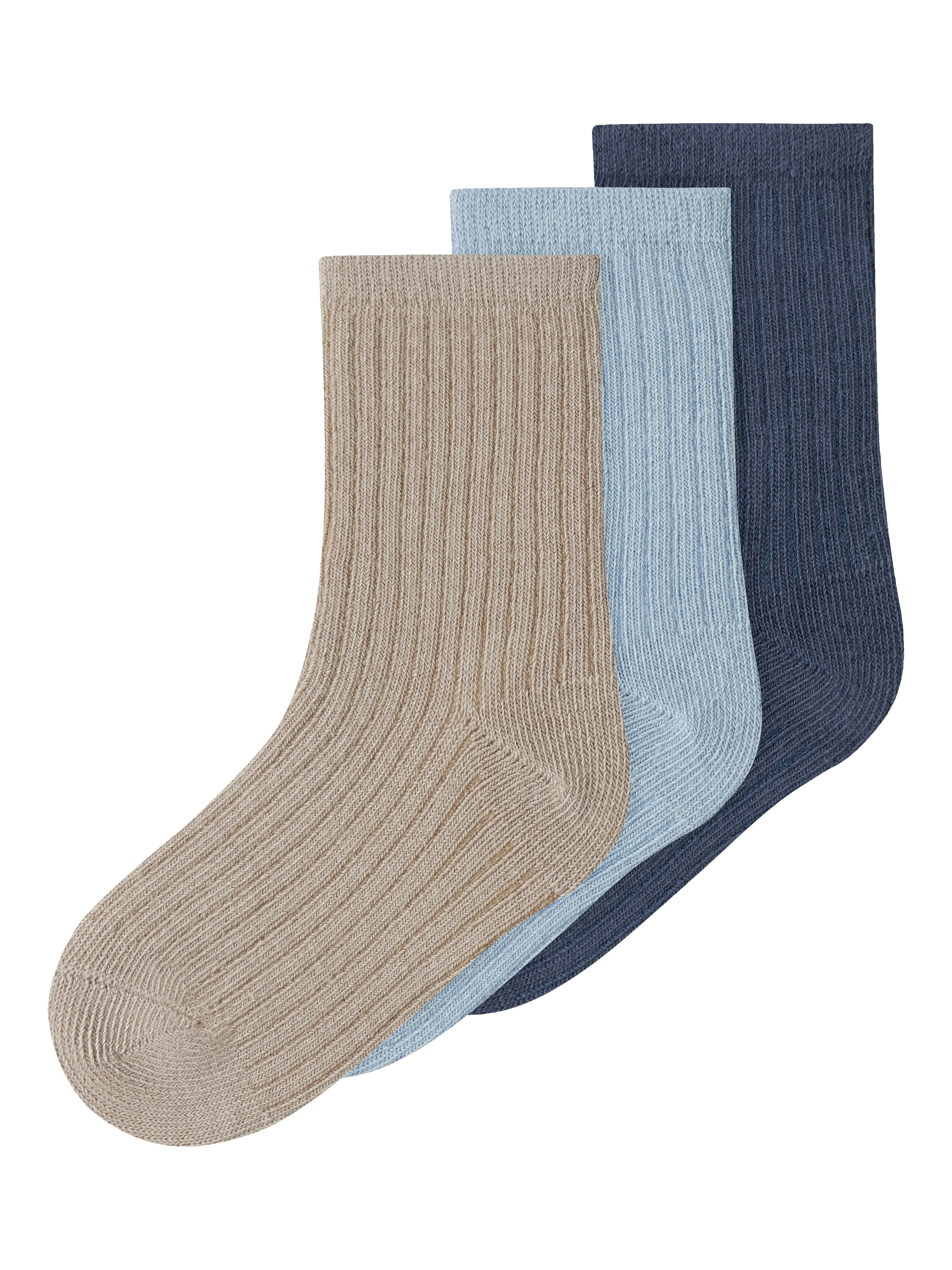 Name It Nobbu   Pack Strømper Chateau Gray Blue Fog Vintage Indigo 22 24 Cm