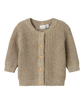 Name It Norman Knit Cardigan Island Fossil 50 Cm