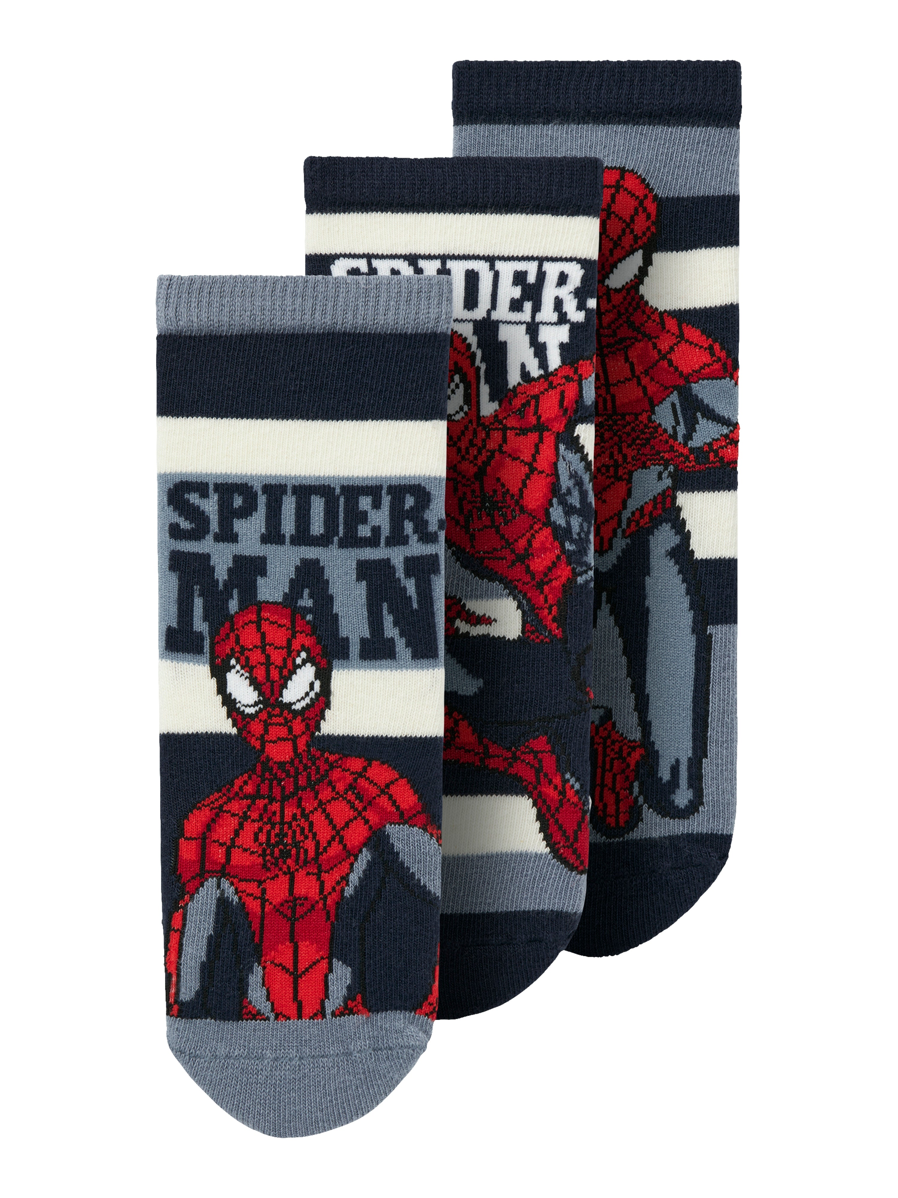 Name It Octavius Spiderman   Pack Strømper Navy Blazer 22 24 Cm