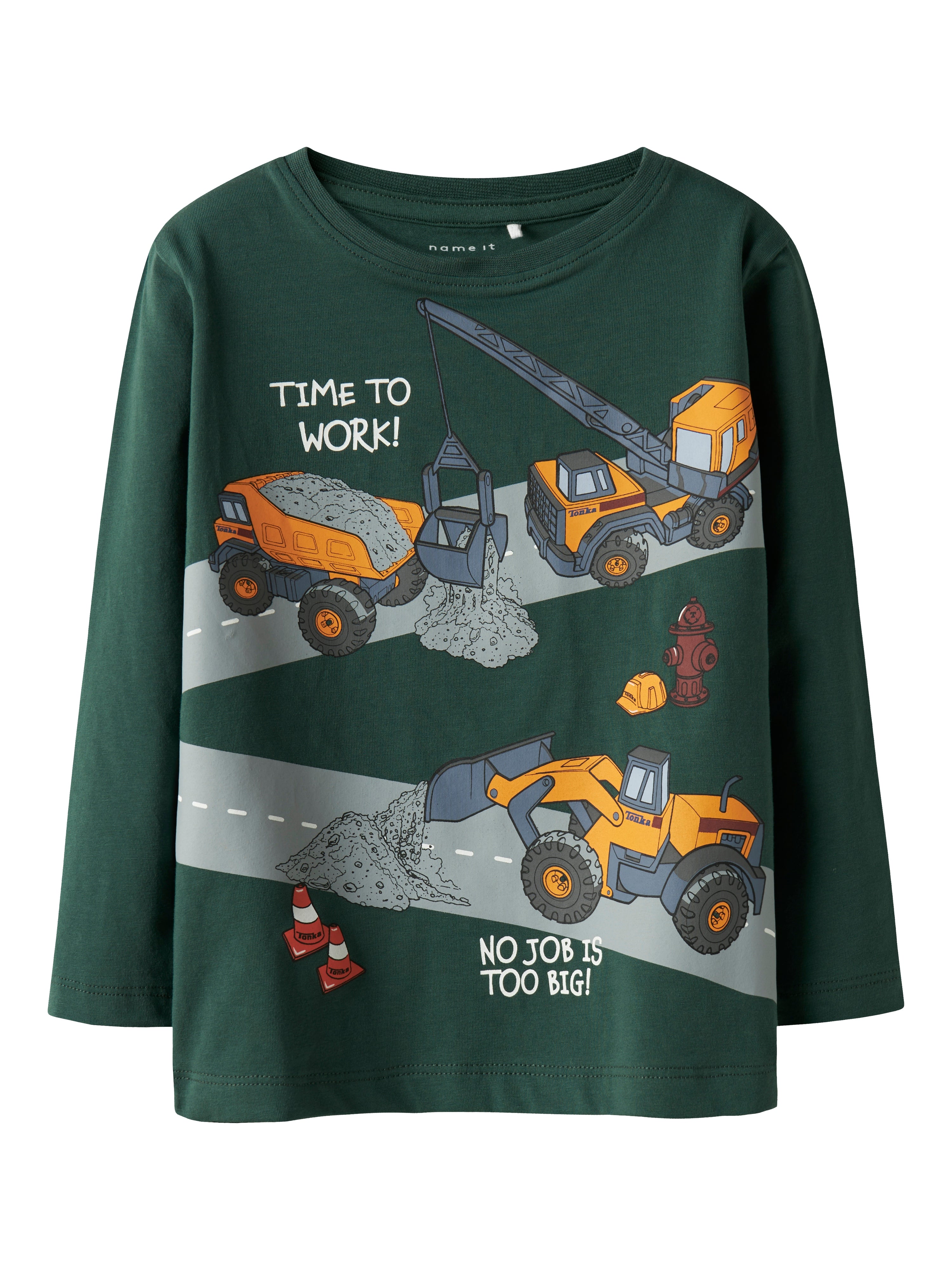 Name It Ofek Tonka Ls Top Bistro Green 92 Cm