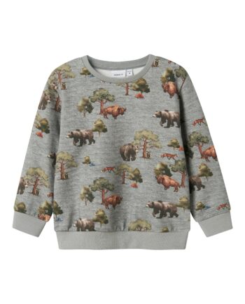 Name It Olin Sweat Shirt Grey Melange 92 Cm
