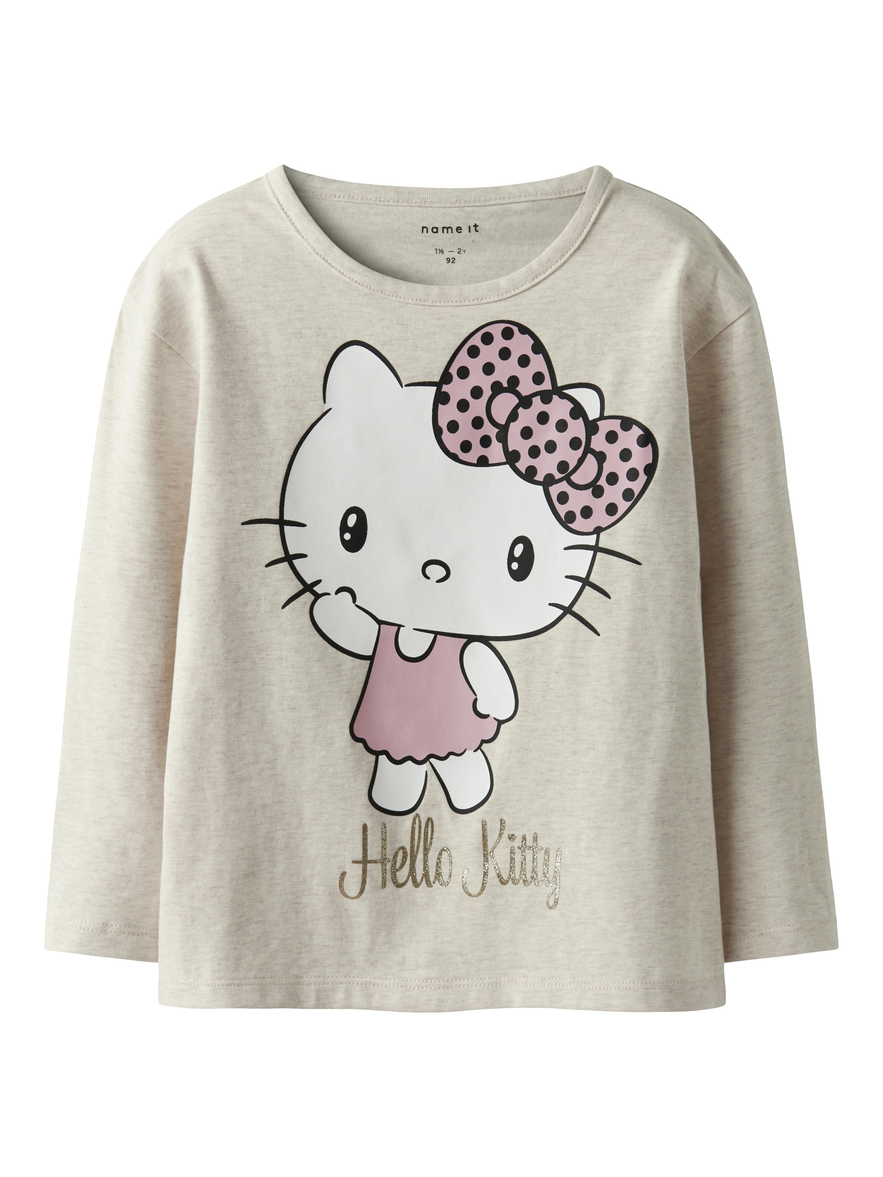 Name It Oppa Hellok Ls Top Peyote Melange 92 Cm