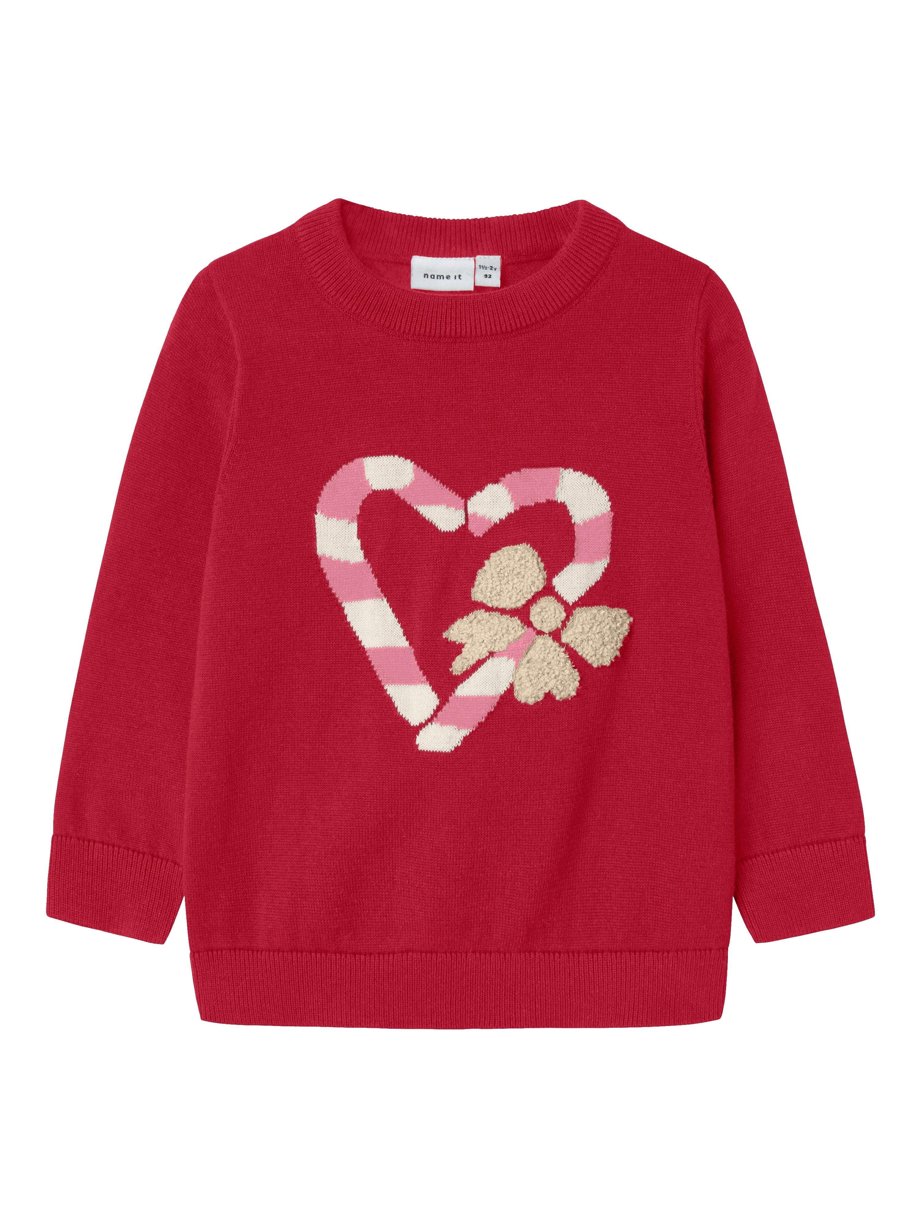 Name It Reamo Ls Knit Jester Red 92 Cm