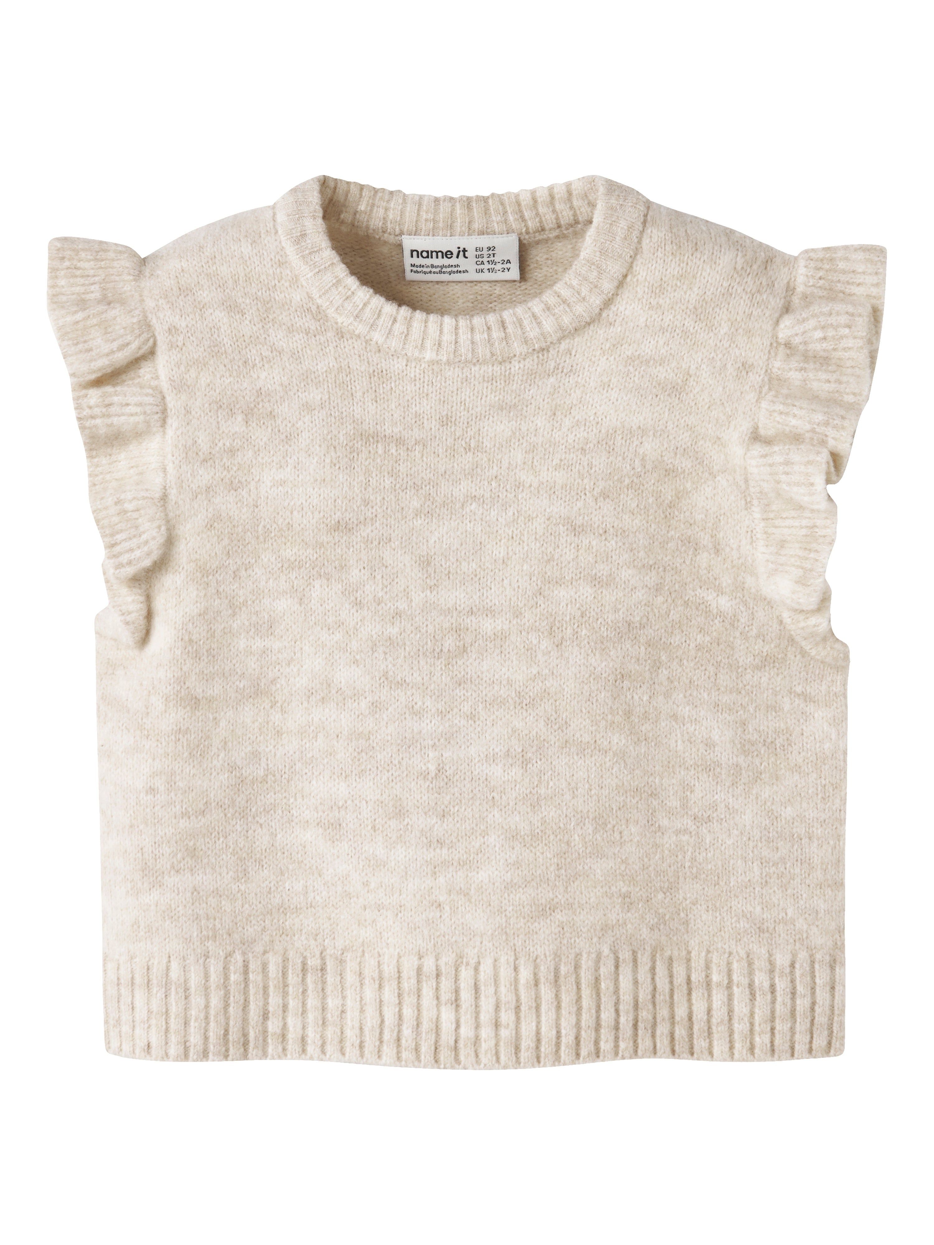 Name It Reifyly Knit Slipover Peyote Melange 92 Cm