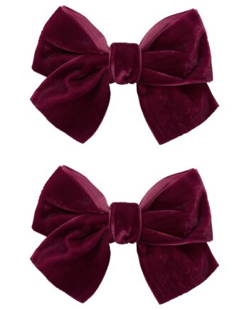 Name It Relvet   Pak Hairclips Burgundy