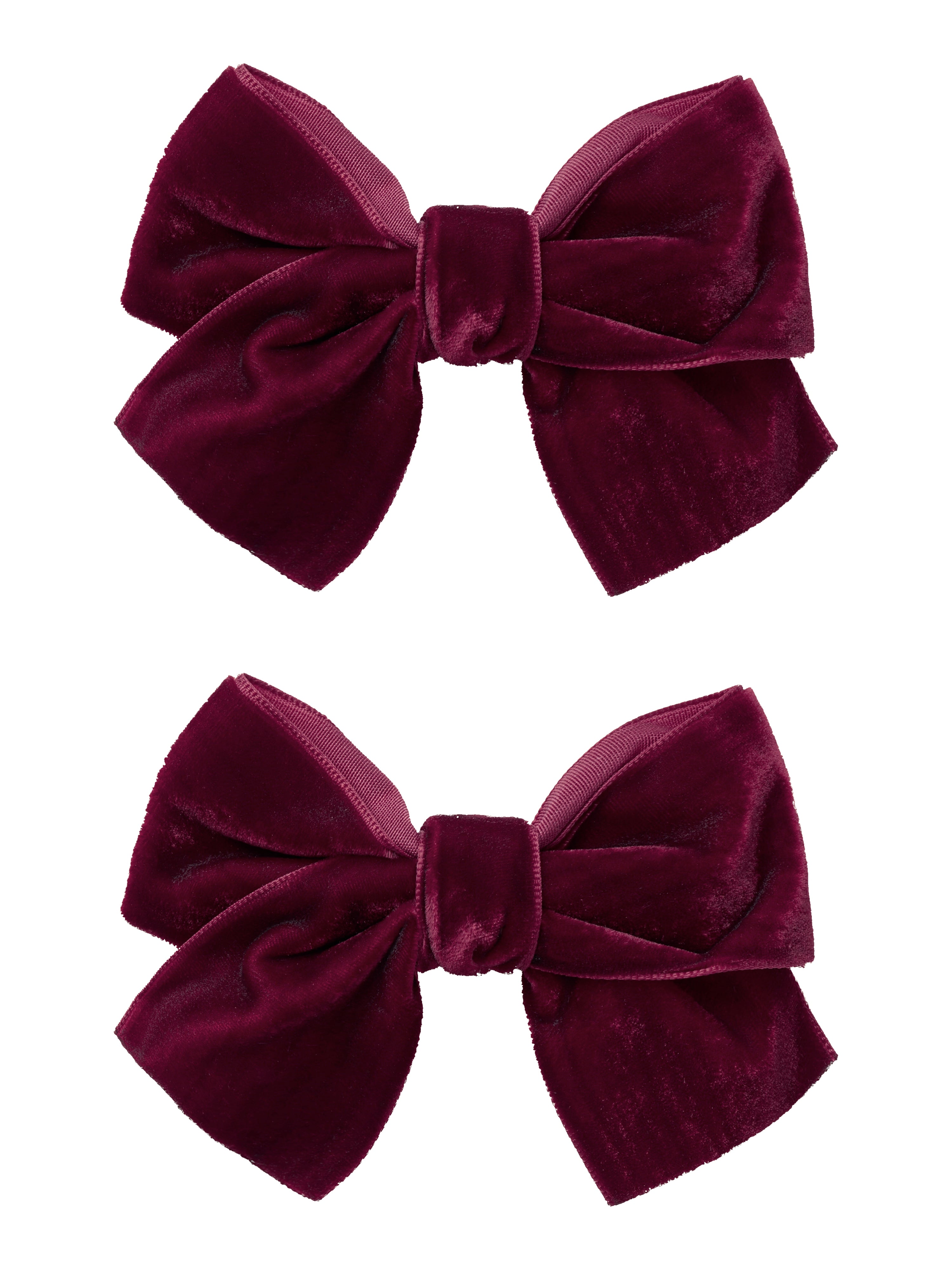 Name It Relvet   Pak Hairclips Burgundy