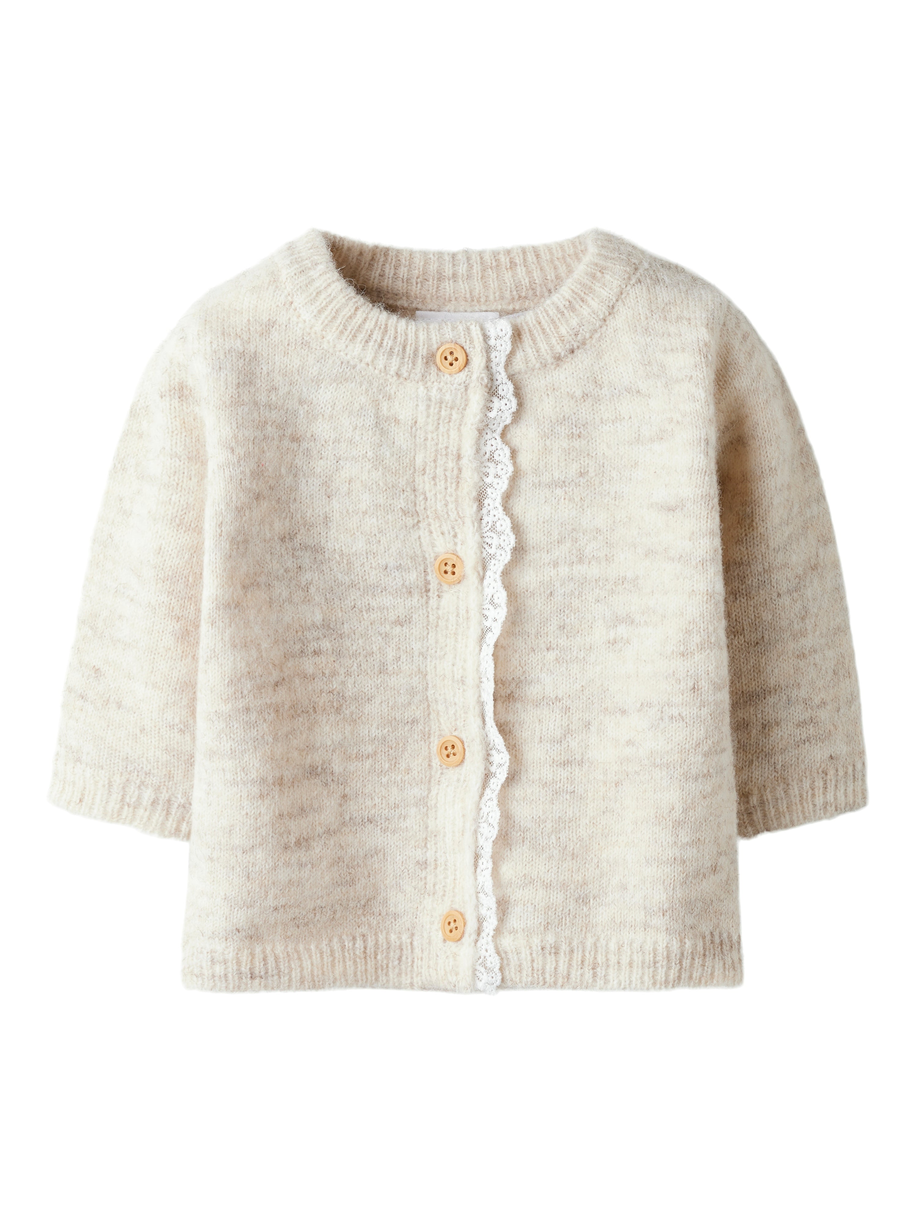 Name It Rikimmi Ls Knit Cardigan Peyote Melange 50 Cm