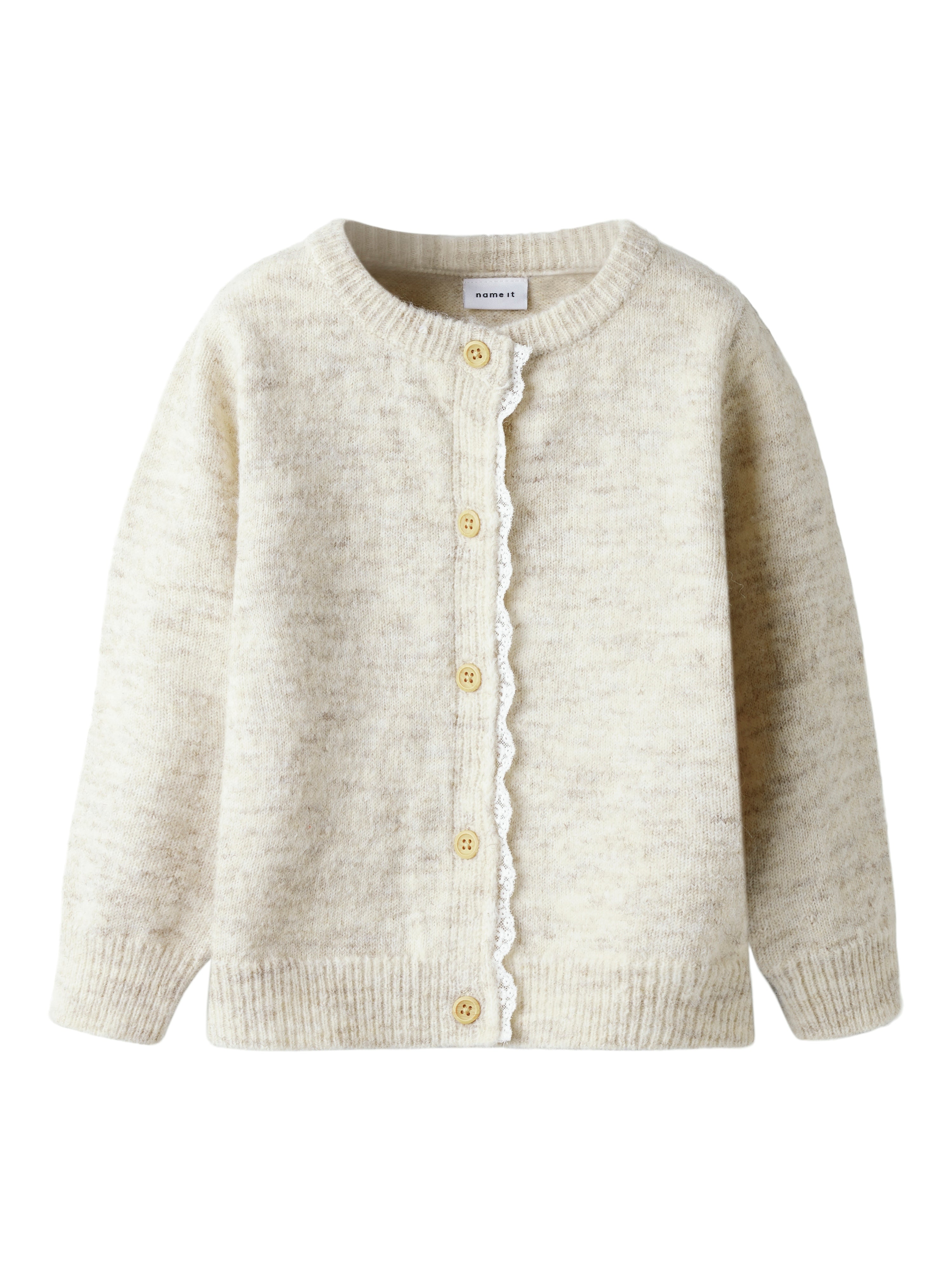 Name It Rikimmi Ls Knit Cardigan Peyote Melange 92 Cm