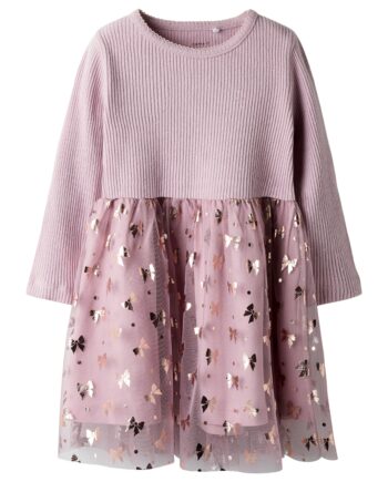 Name It Rosally Ls Dress Keepsake Lilac 92 Cm