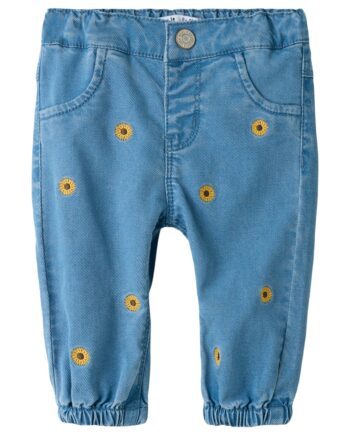 Name It Rose Shaped Emb Jeans Medium Blue Denim 50 Cm
