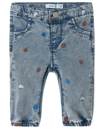 Name It Rose Shaped Jeans Light Blue Denim 50 Cm