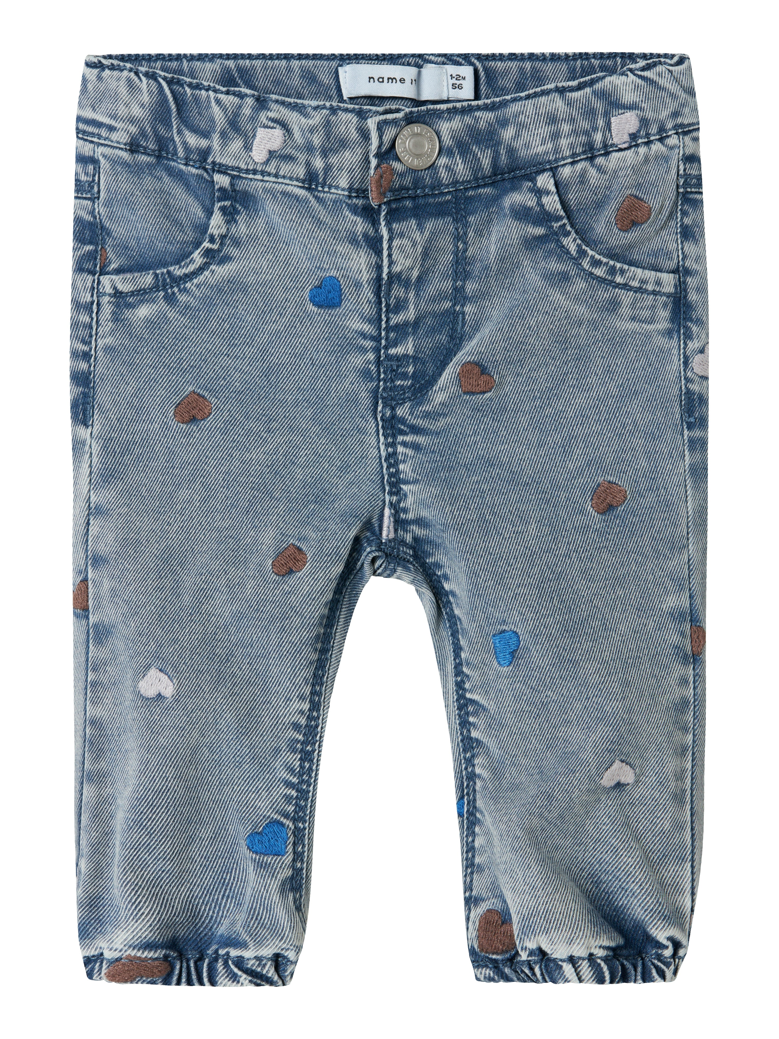 Name It Rose Shaped Jeans Light Blue Denim 50 Cm