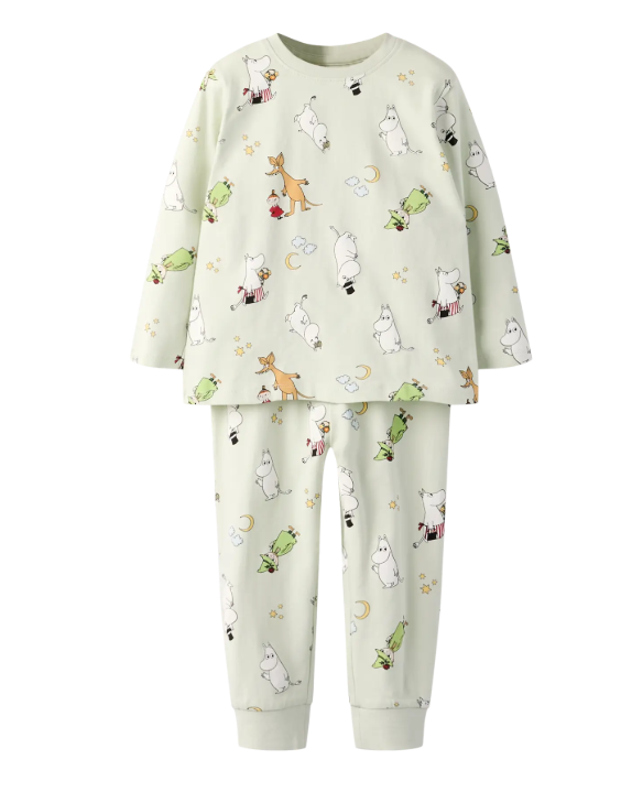 Name It Semol Moomin Natsæt Pale Aqua 92 Cm