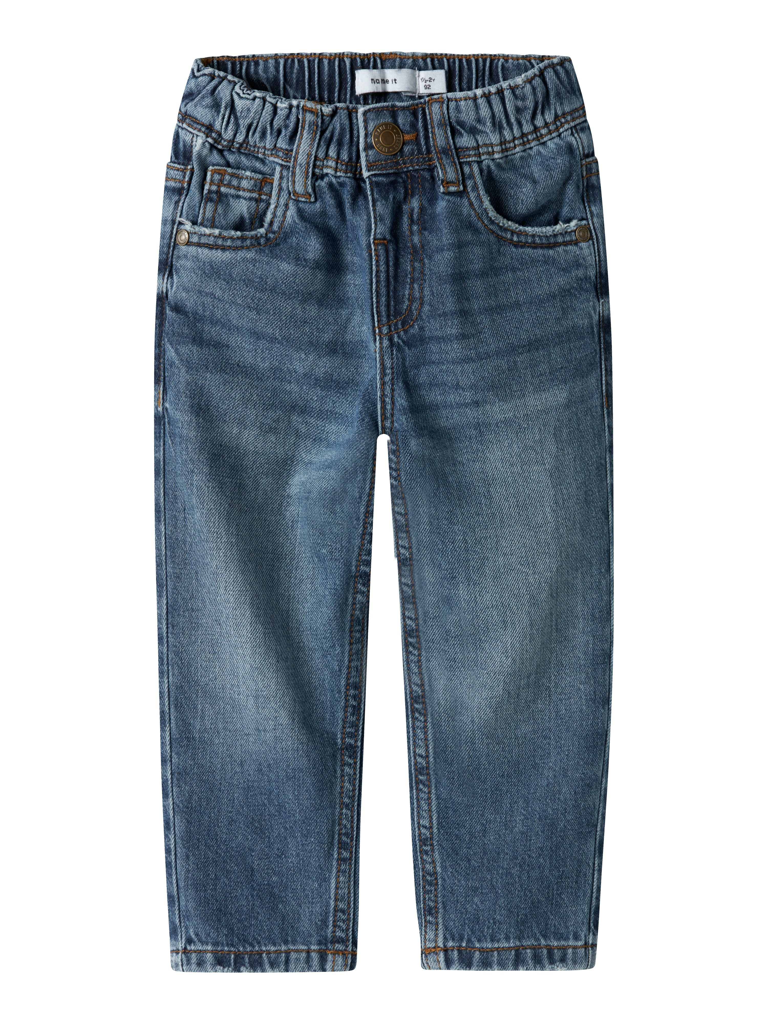 Name It Silas Tapered Jeans Medium Blue Denim 92 Cm