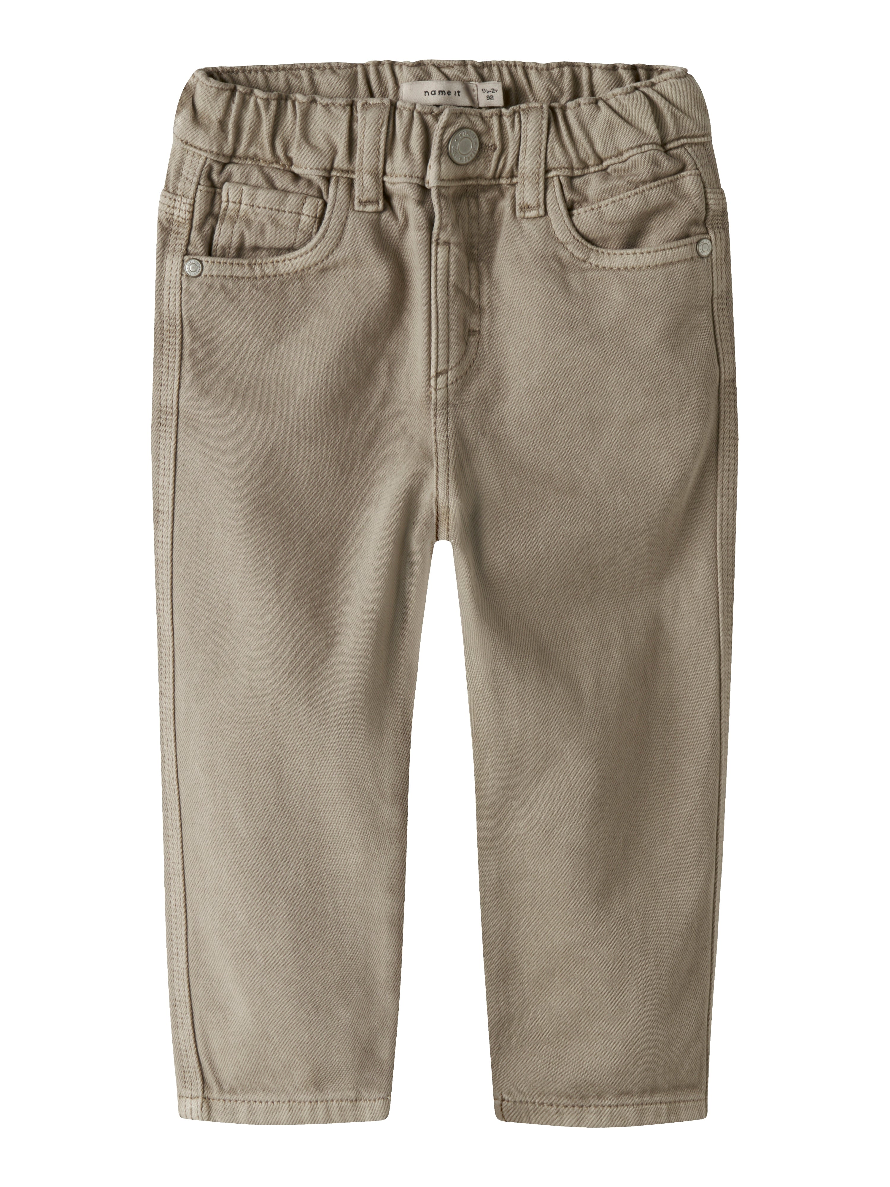 Name It Silas Tapered Twill Pants Chinchilla 92 Cm