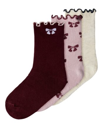 Name It Silke   Pack Strømper Keepsake Lilac 22 24 Cm