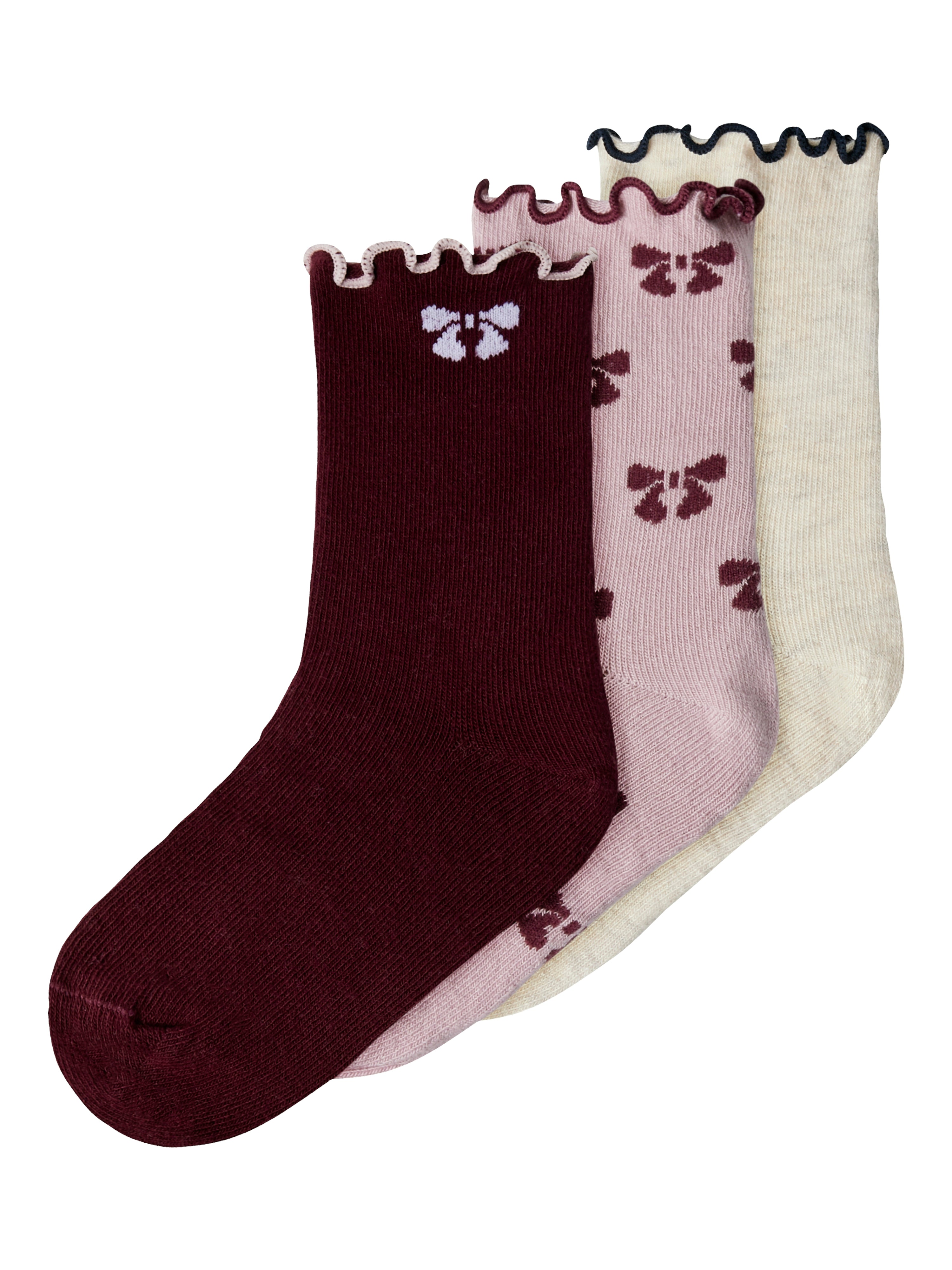 Name It Silke   Pack Strømper Keepsake Lilac 22 24 Cm