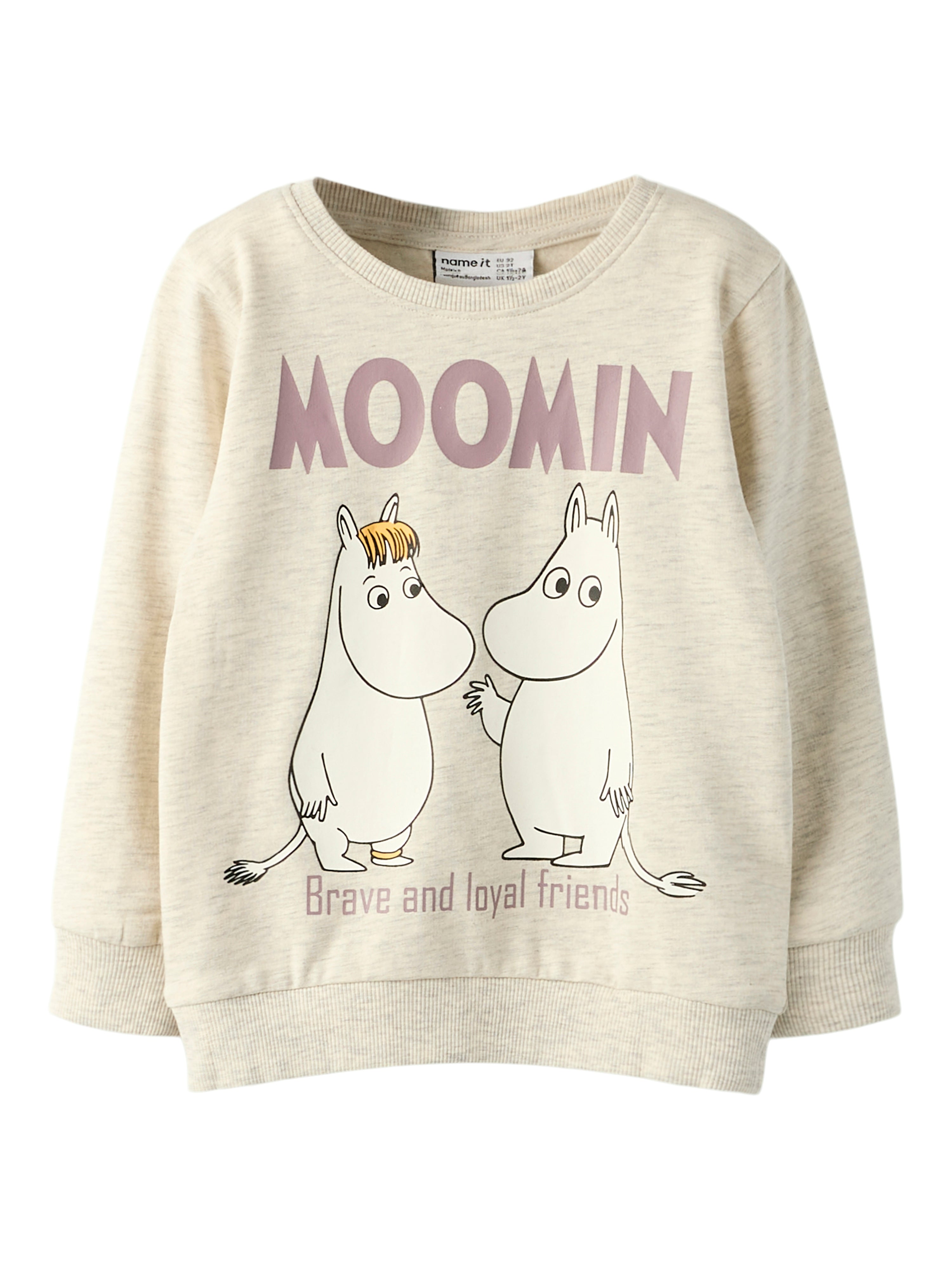 Name It Sloli Moomin Sweat Shirt Peyote Melange 92 Cm