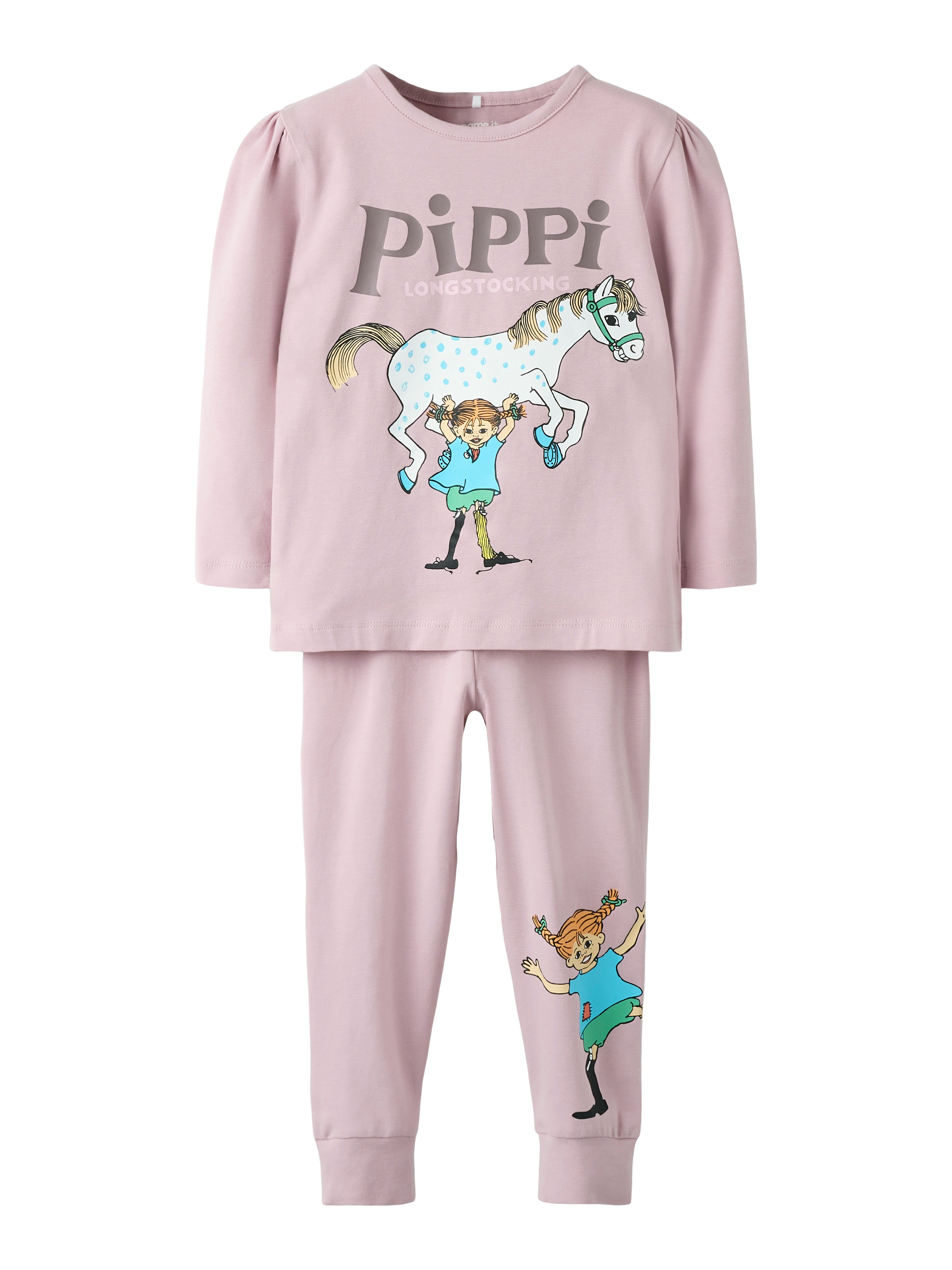 Name It Soleim Pippi Natsæt Keepsake Lilac 92 Cm